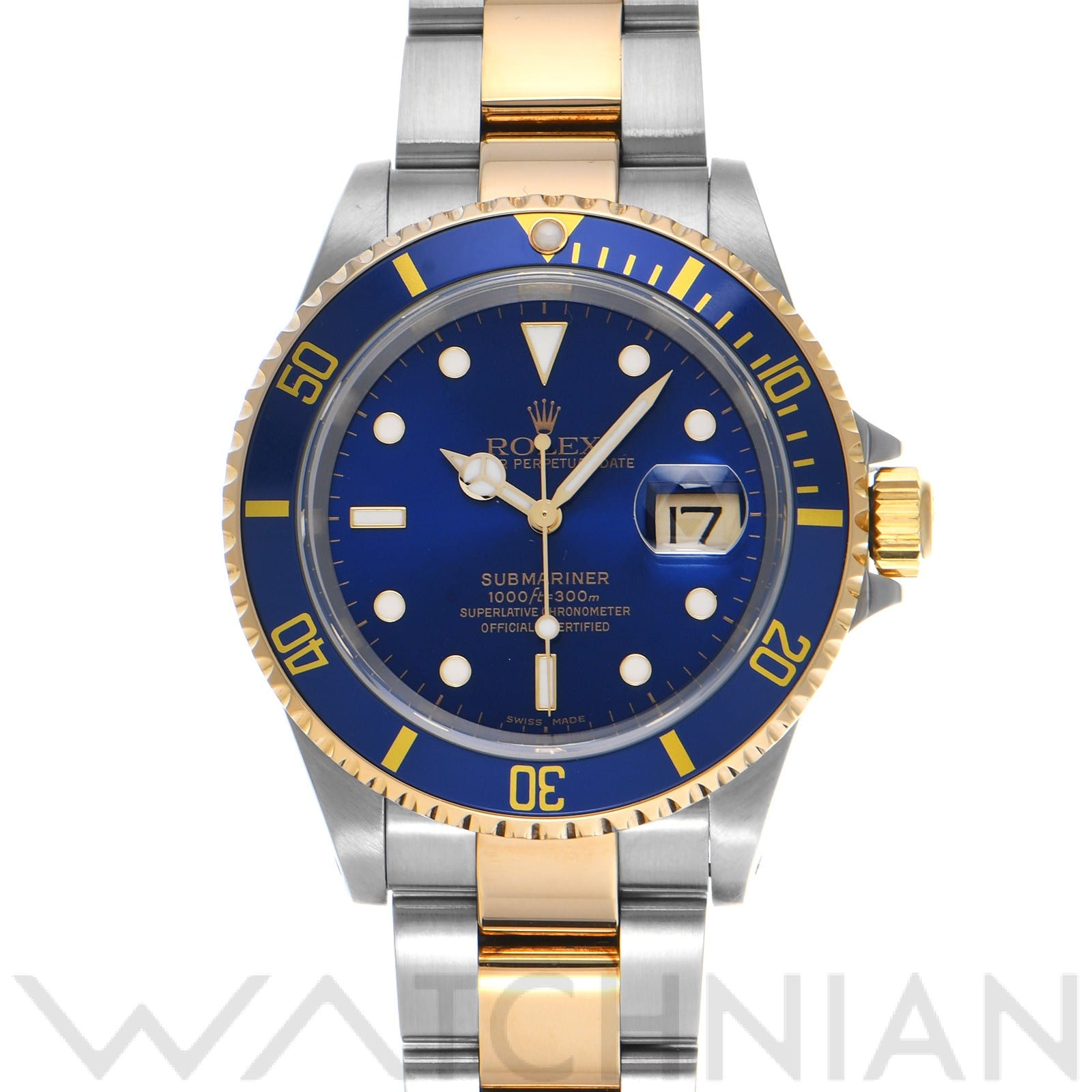 ロレックス / ROLEX サブマリーナ デイト 16613 ブルー メンズ 時計 【中古】【wristwatch】