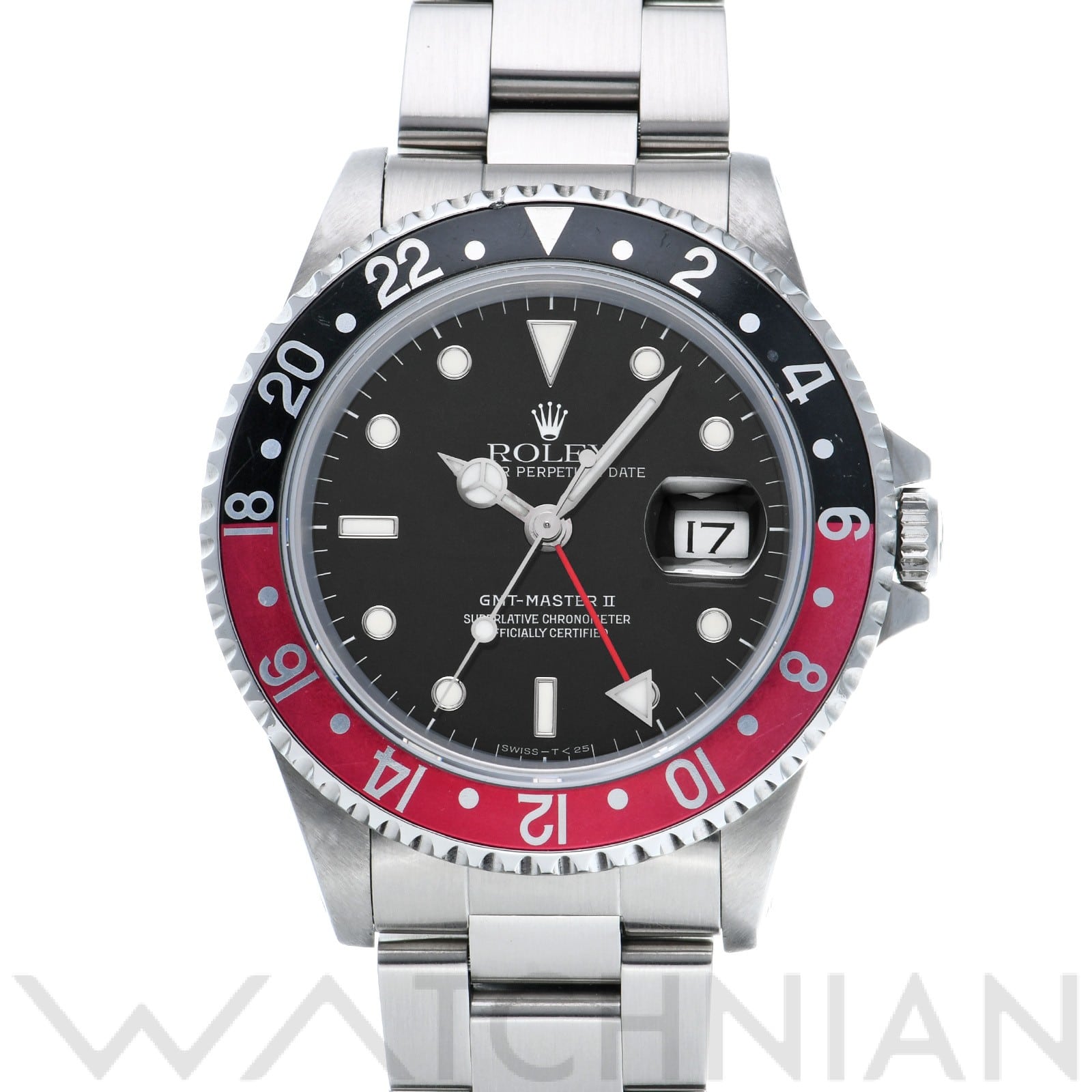 ロレックス GMTマスターII 16710 ブラック メンズ 時計 【中古】【wristwatch】