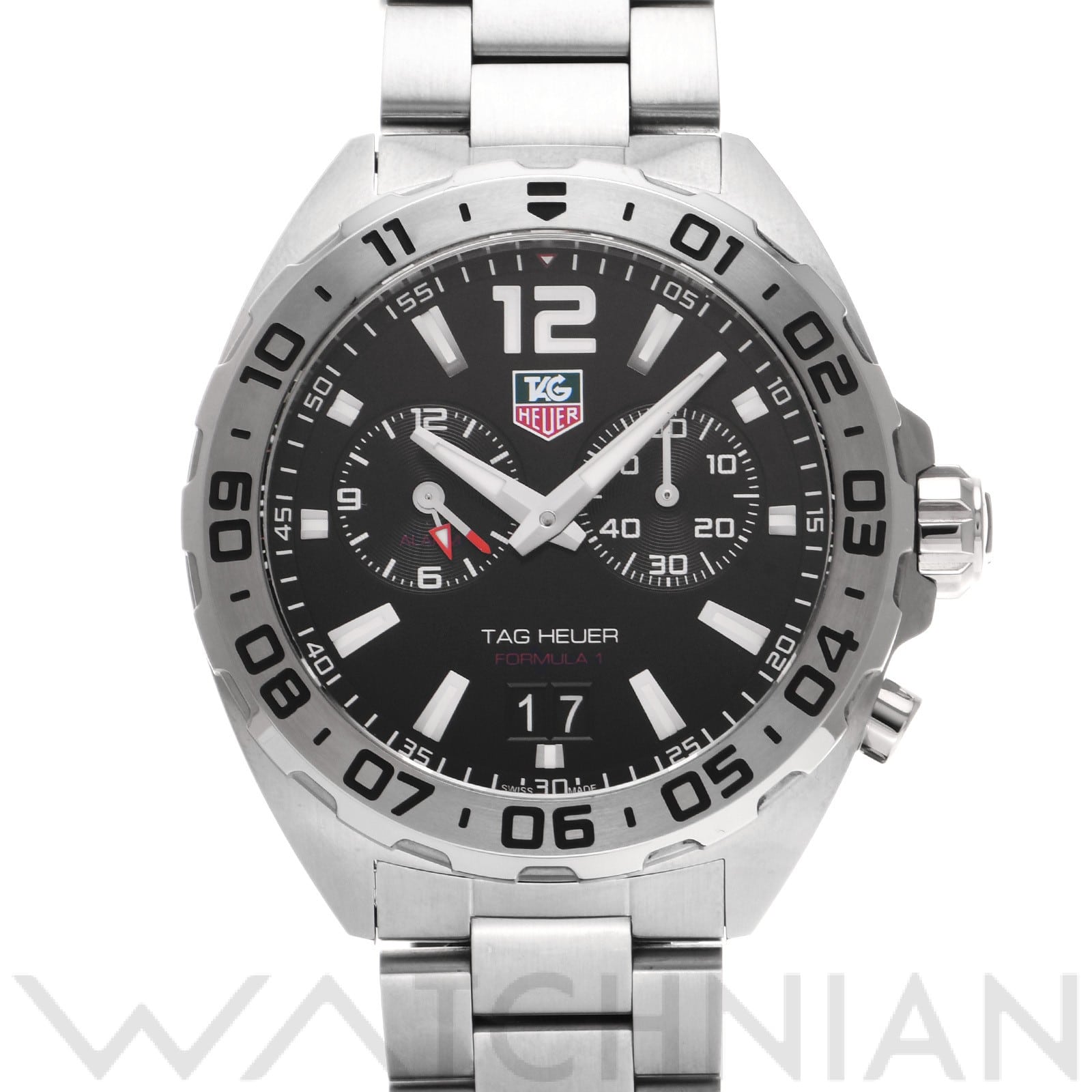 タグ ホイヤー / TAG HEUER フォーミュラ1 クォーツ WAZ111A.BA0875 ブラック メンズ 時計 【中古】【wristwatch】