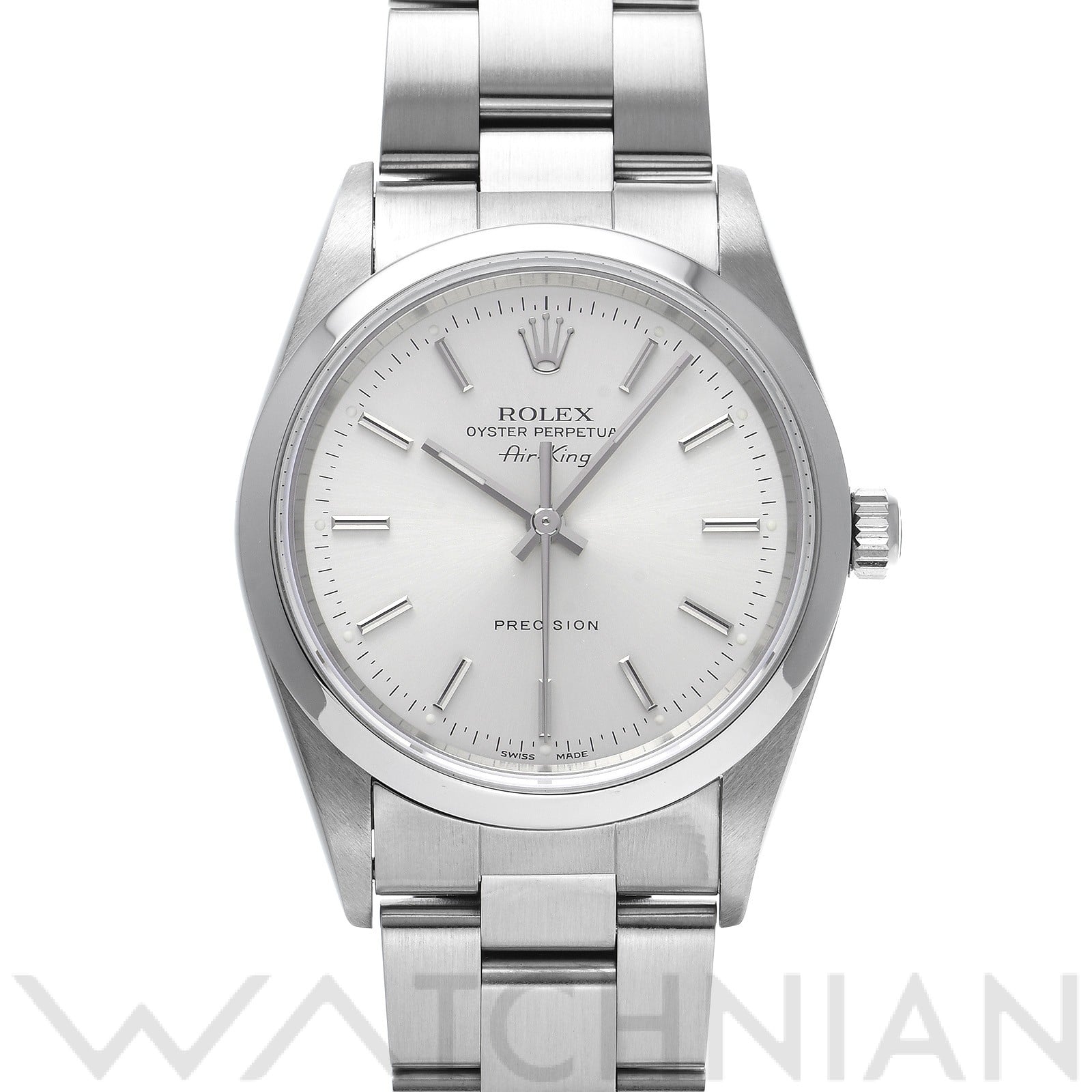 ロレックス エアキング 14000M シルバー メンズ 時計 【中古】【wristwatch】