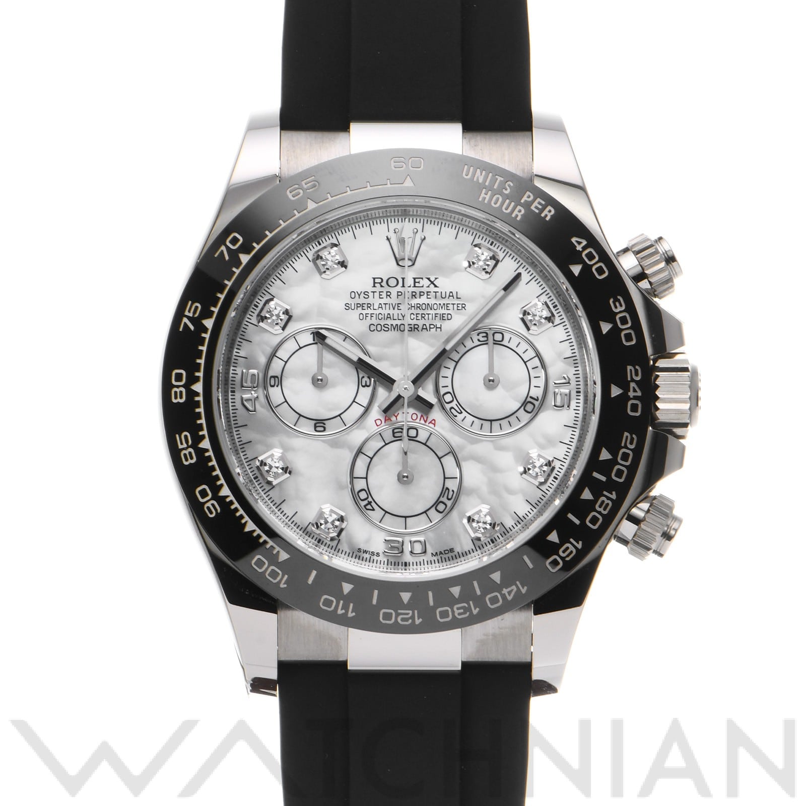 ロレックス コスモグラフ デイトナ 116519LNNG ホワイトシェル/ダイヤモンド メンズ 時計 【中古】【wristwatch】