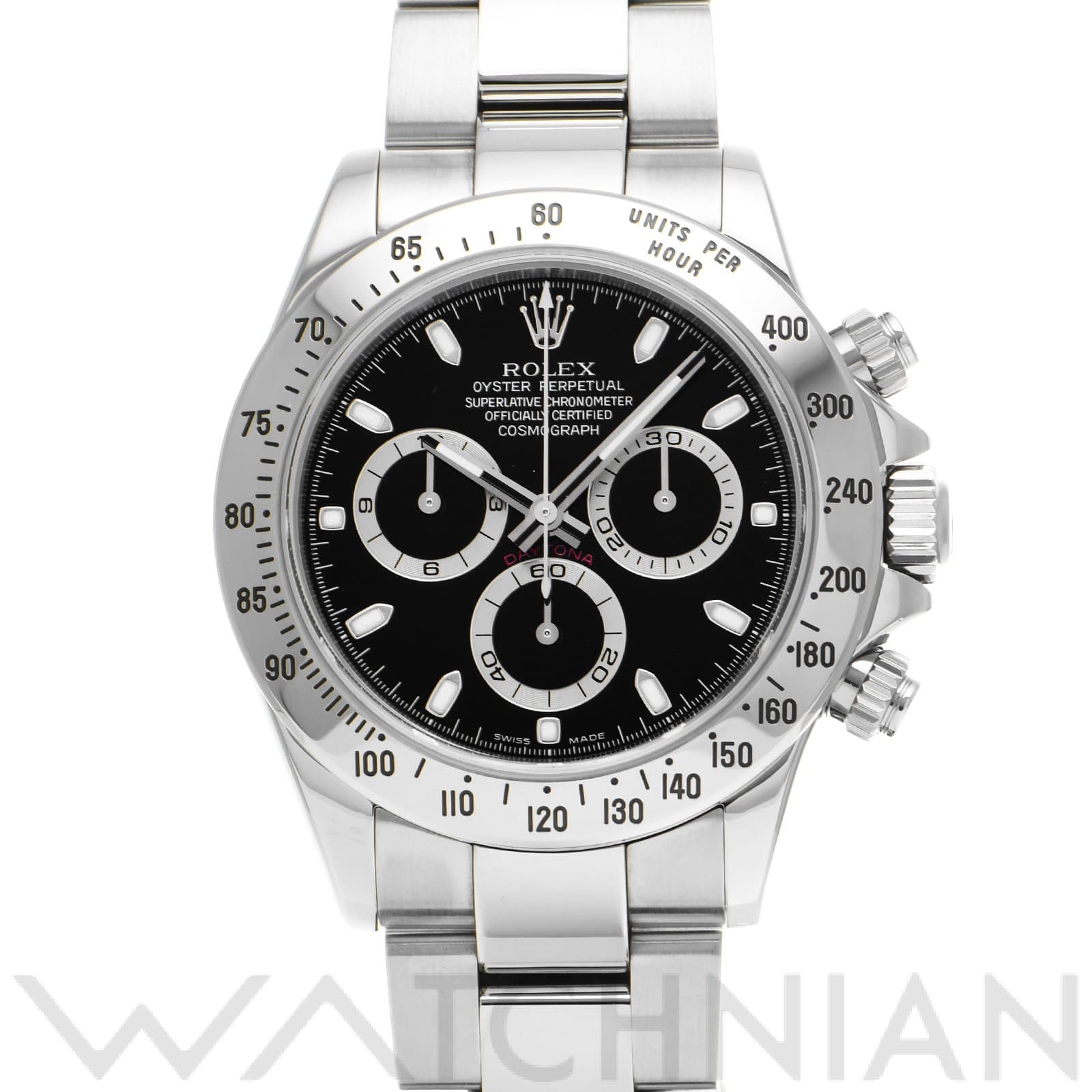 ロレックス コスモグラフ デイトナ 116520 ブラック メンズ 時計 【中古】【wristwatch】
