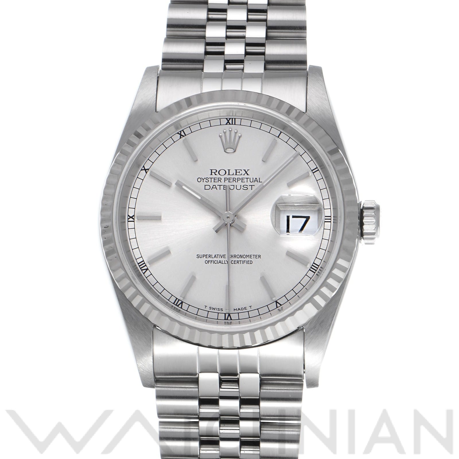 ロレックス デイトジャスト 16234 シルバー メンズ 時計 【中古】【wristwatch】