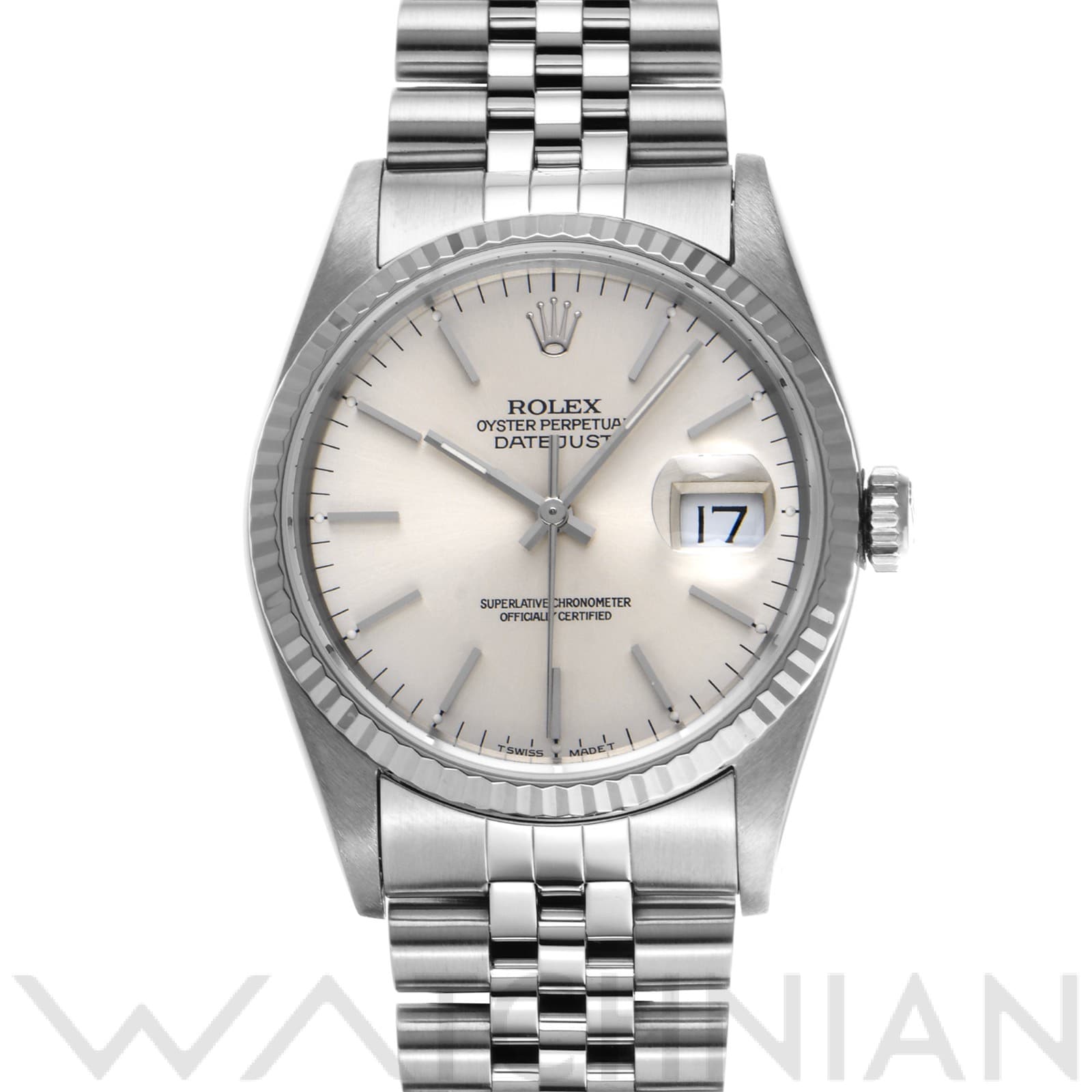 ロレックス デイトジャスト 16234 シルバー メンズ 時計 【中古】【wristwatch】