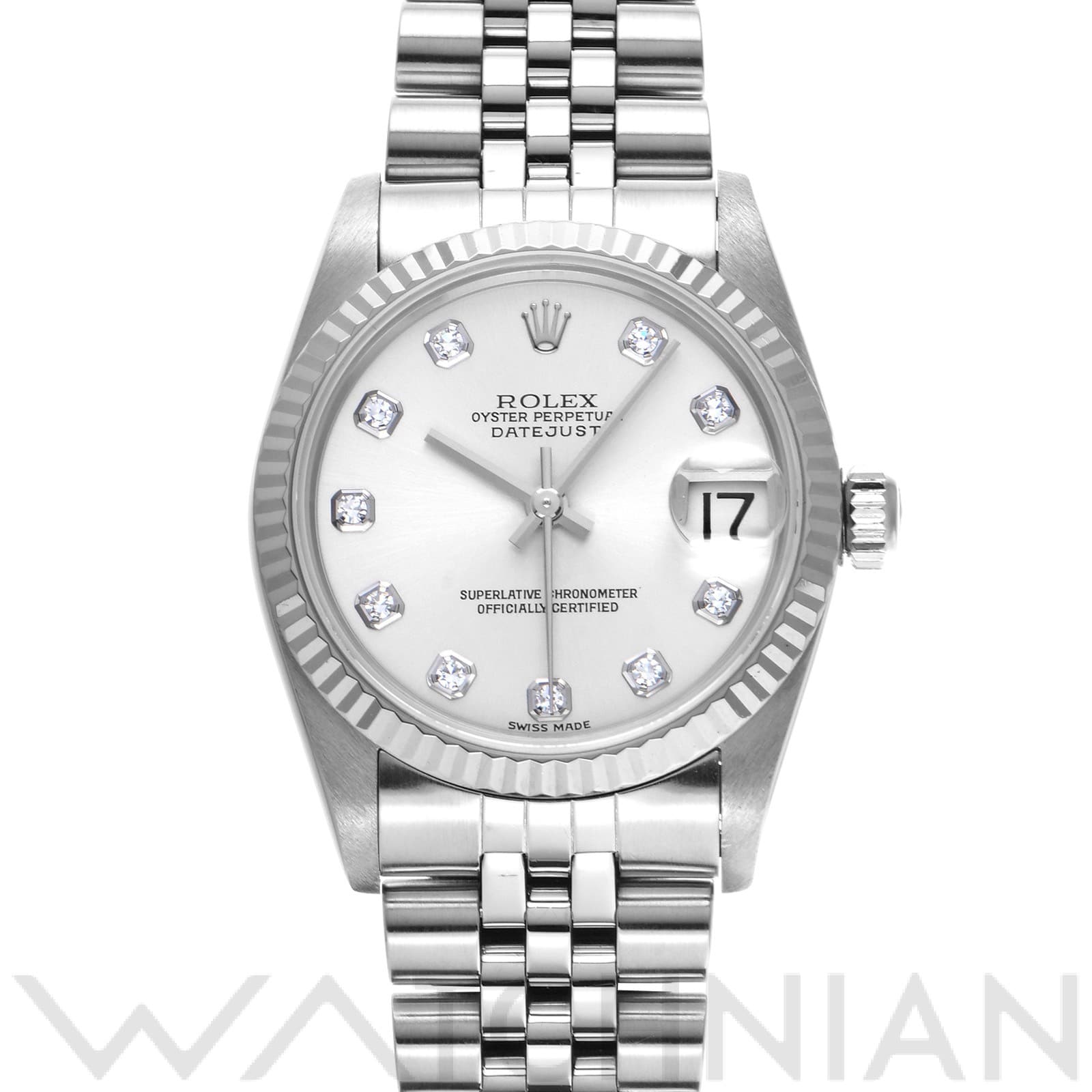 ロレックス / ROLEX デイトジャスト 78274G シルバー/ダイヤモンド ユニセックス 時計 【中古】【wristwatch】