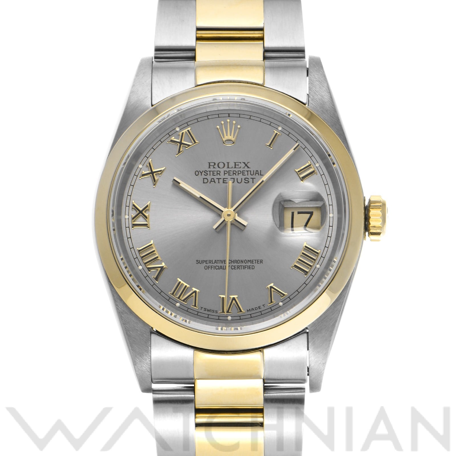 ロレックス / ROLEX デイトジャスト 16203 グレー メンズ 時計 【中古】【wristwatch】