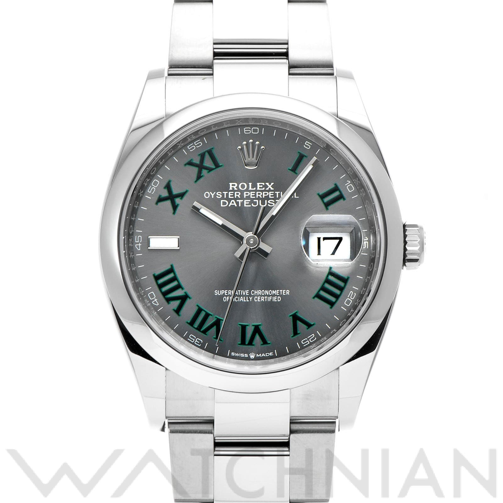 ロレックス デイトジャスト 36 126200 スレート メンズ 時計 【中古】【wristwatch】