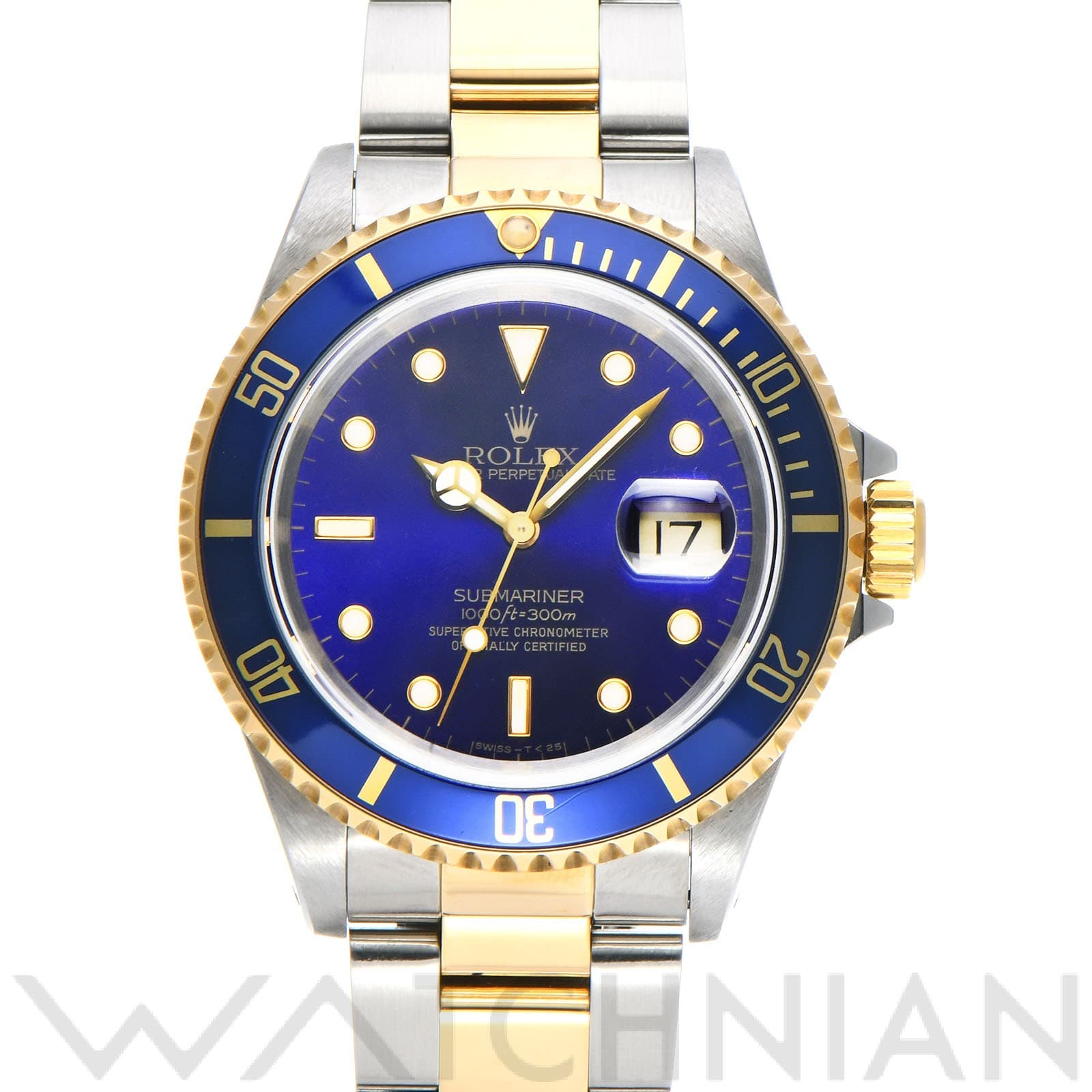 サブマリーナ デイト 16613 E番(1990年頃製造) ヴァイオレット ロレックス ROLEX メンズ 【中古】