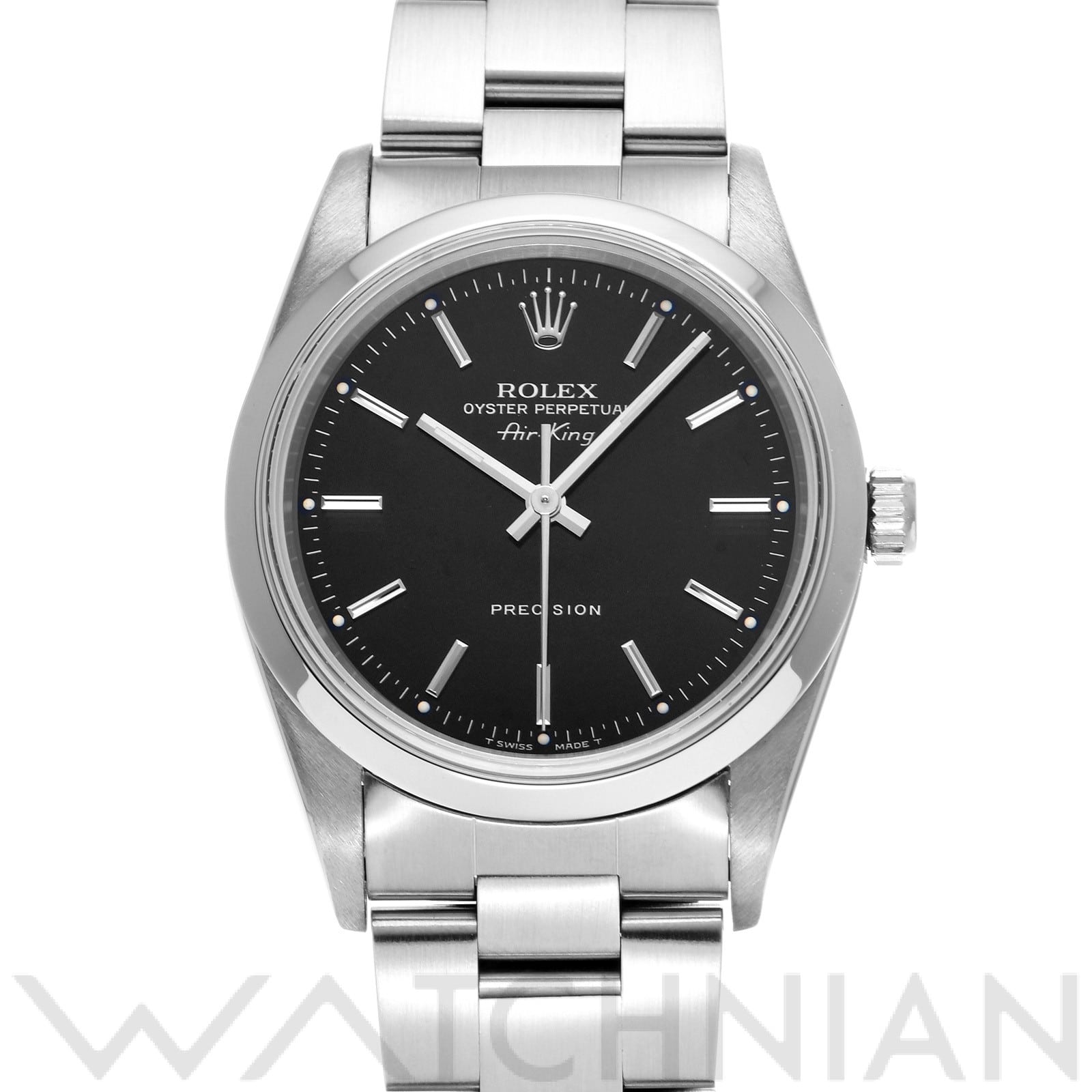 ロレックス エアキング 14000 ブラック メンズ 時計 【中古】【wristwatch】