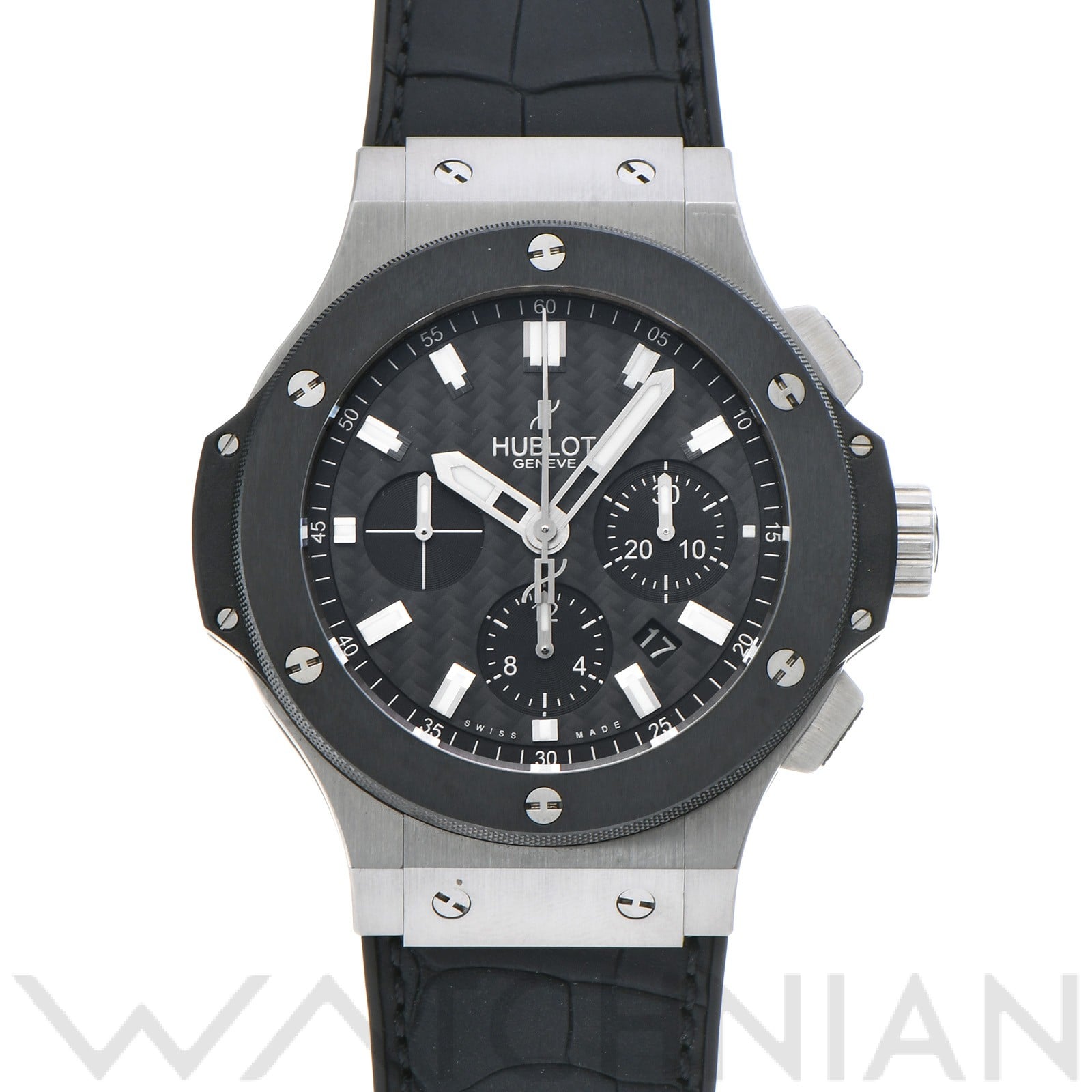 ウブロ / HUBLOT ビッグバン スチール セラミック 301.SN.1770.GR ブラックカーボン メンズ 時計 【中古】【wristwatch】