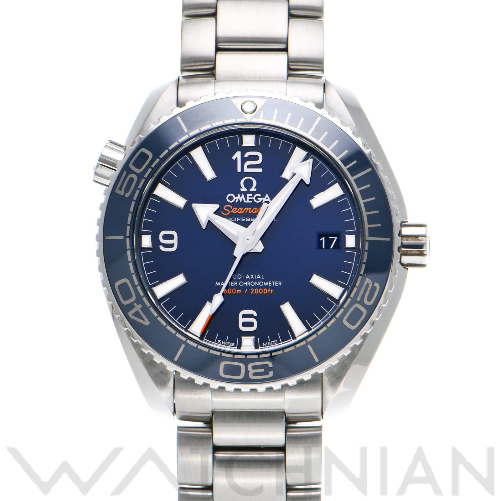 オメガ / OMEGA シーマスター プラネットオーシャン 600 コーアクシャル マスタークロノメーター 215.30.40.20.03.001 ブルー メンズ 時計 【中古】【wristwatch】