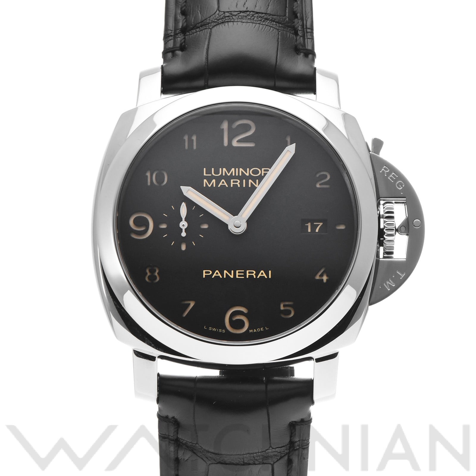 パネライ / PANERAI ルミノールマリーナ 1950 3デイズ PAM00359 ブラック メンズ 時計 【中古】【wristwatch】