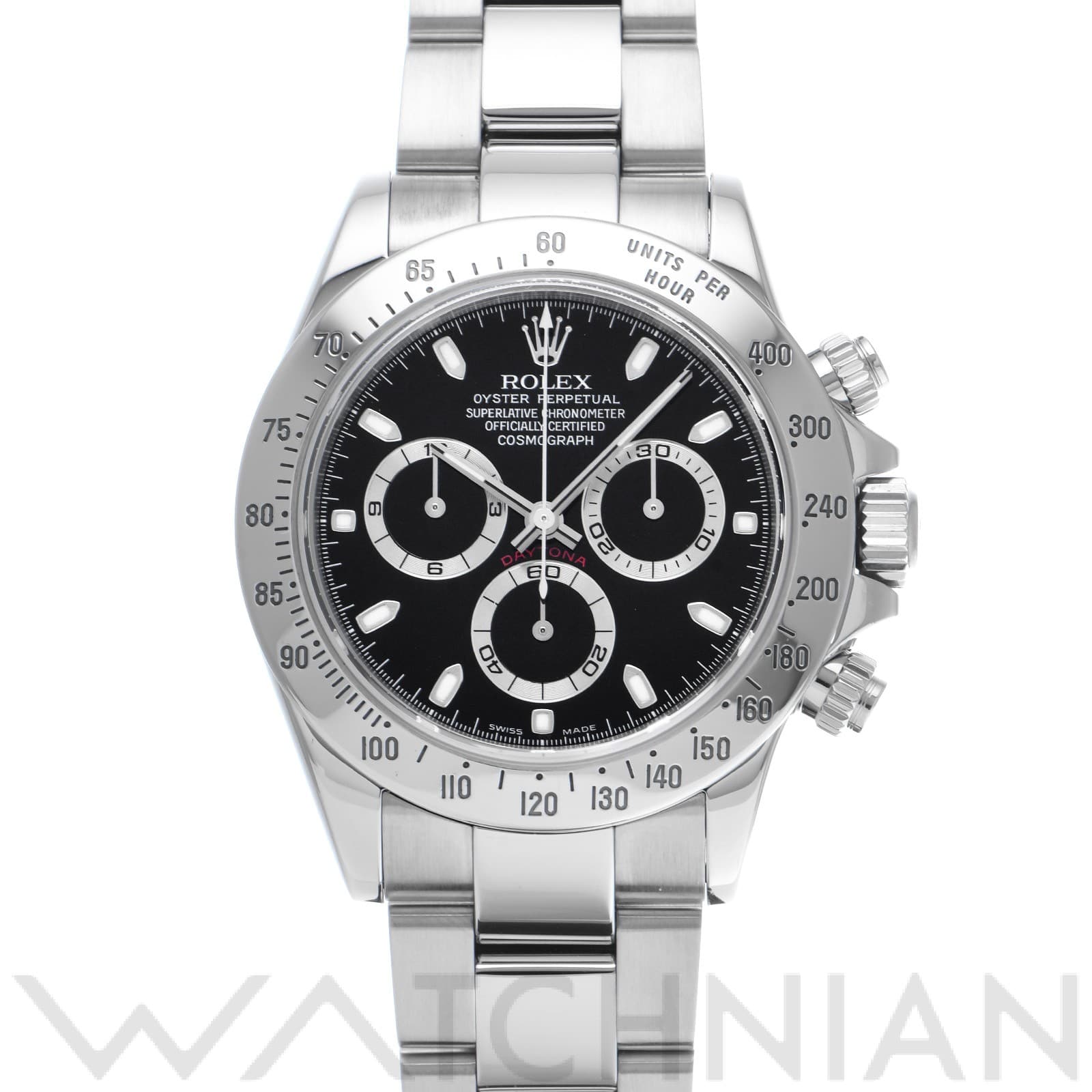 ロレックス コスモグラフ デイトナ 116520 ブラック メンズ 時計 【中古】【wristwatch】