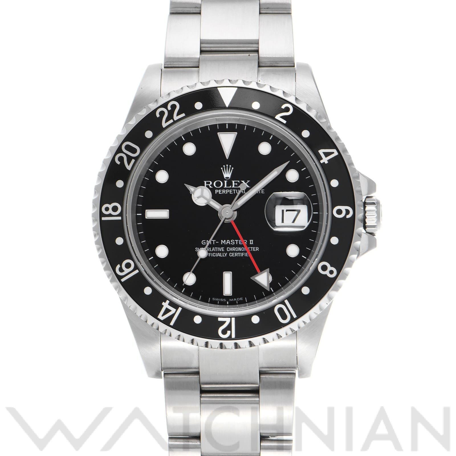 ロレックス GMTマスターII  16710 ブラック メンズ 時計 【中古】【wristwatch】