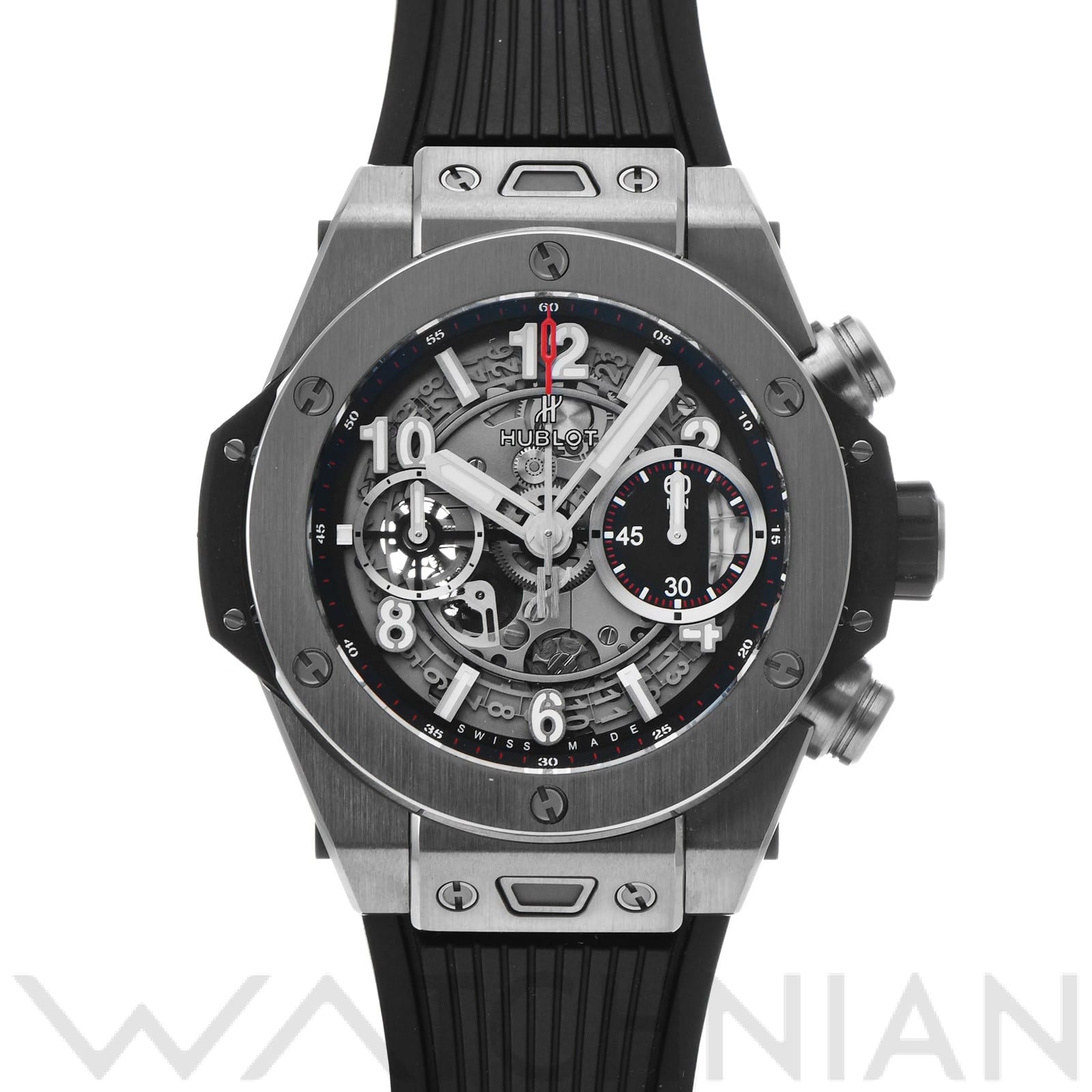 ウブロ / HUBLOT ビッグバン ウニコ チタニウム 441.NX.1170.RX マットブラックスケルトン メンズ 時計 【中古】【wristwatch】