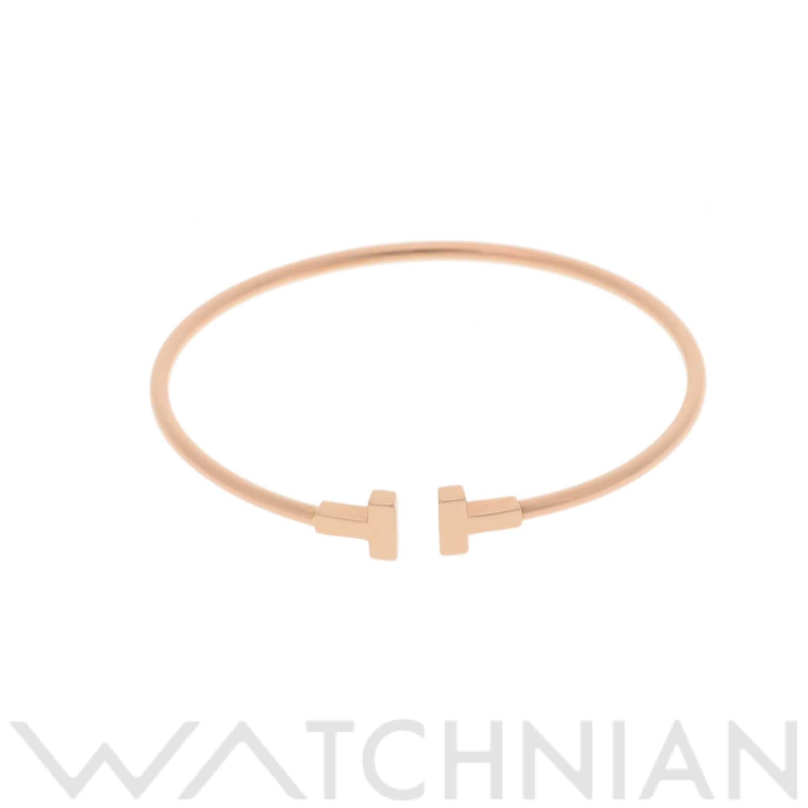 ティファニー Tワイヤー K18ピンクゴールド PG レディース ジュエリー 【中古】【jewelry】