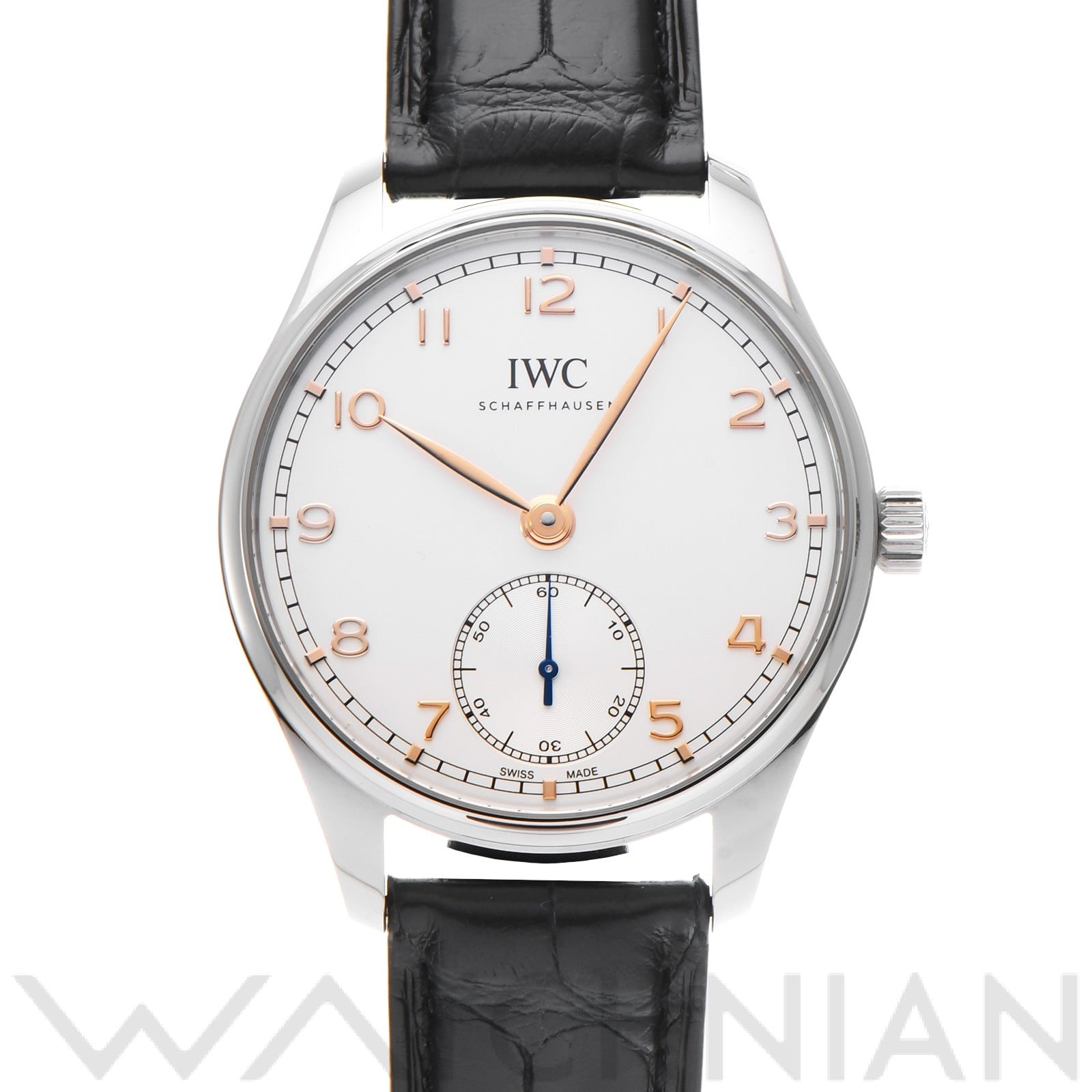 ポルトギーゼ オートマティック 40 IW358303 シルバーメッキ インターナショナルウォッチカンパニー IWC メンズ 【中古】