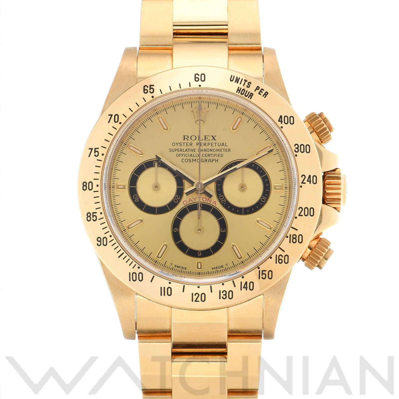 ロレックス コスモグラフ デイトナ 逆6 16528 シャンパン メンズ 時計 【中古】【wristwatch】
