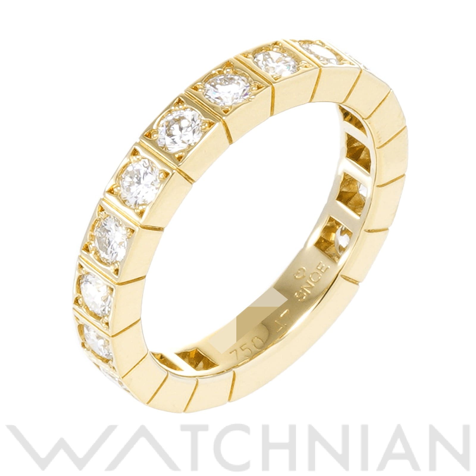 カルティエ ラニエール リング　#47(約7号) K18イエローゴールド YG/ダイヤモンド レディース ジュエリー 【中古】【jewelry】