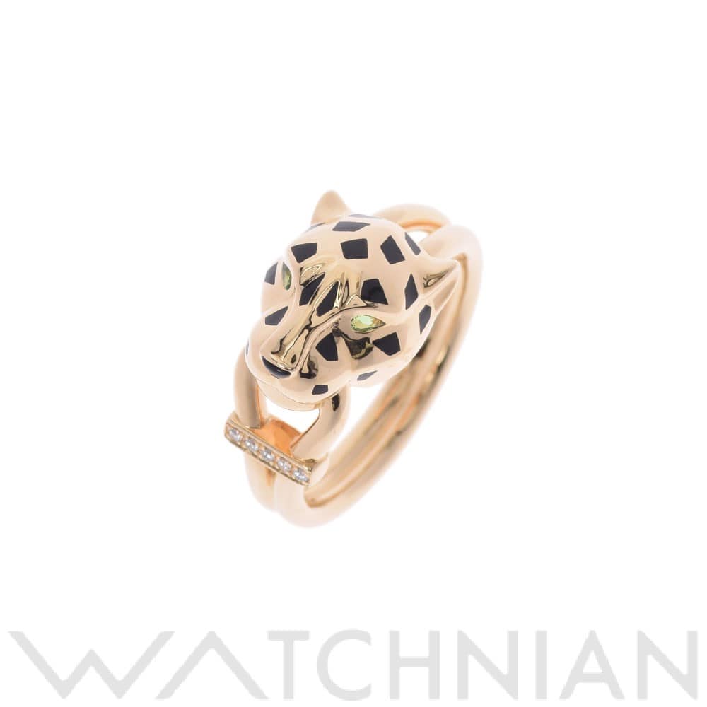 カルティエ パンテールリング #58 K18イエローゴールド YG ユニセックス ジュエリー 【中古】【jewelry】