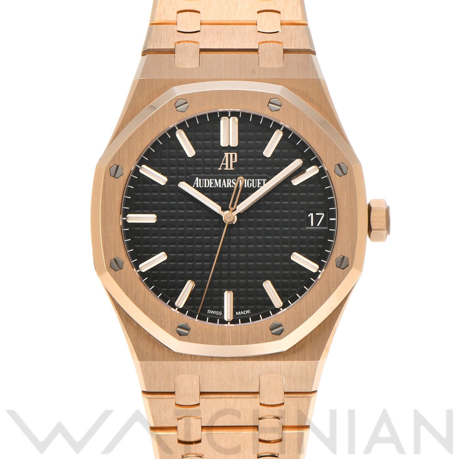 オーデマ ピゲ ロイヤルオーク 15500OR.OO.D002CR.01 ブラック メンズ 時計 【中古】【wristwatch】