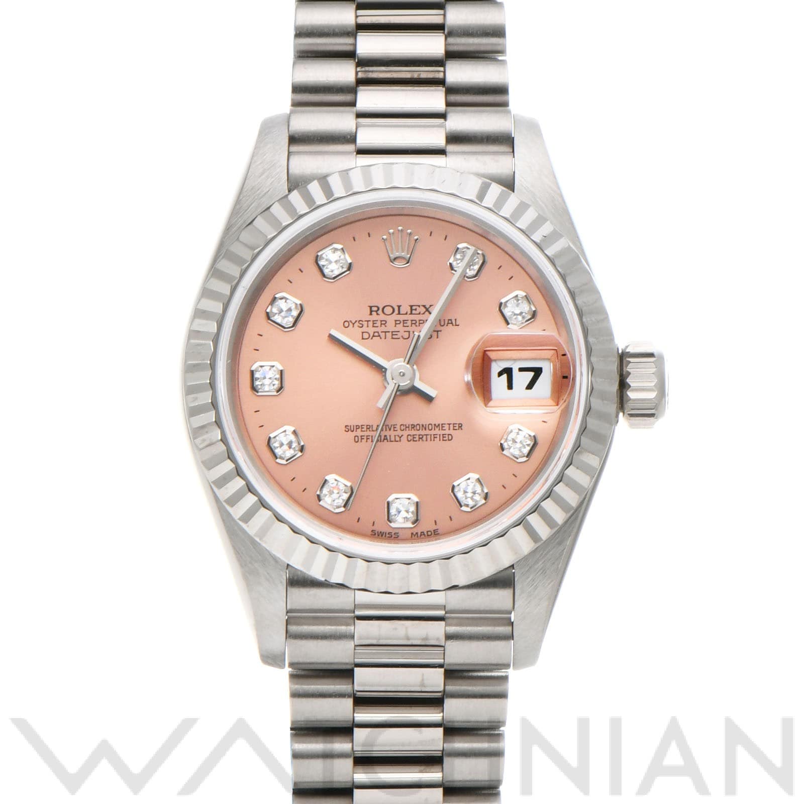 ロレックス / ROLEX デイトジャスト 69179G ピンク/ダイヤモンド レディース 時計 【中古】【wristwatch】