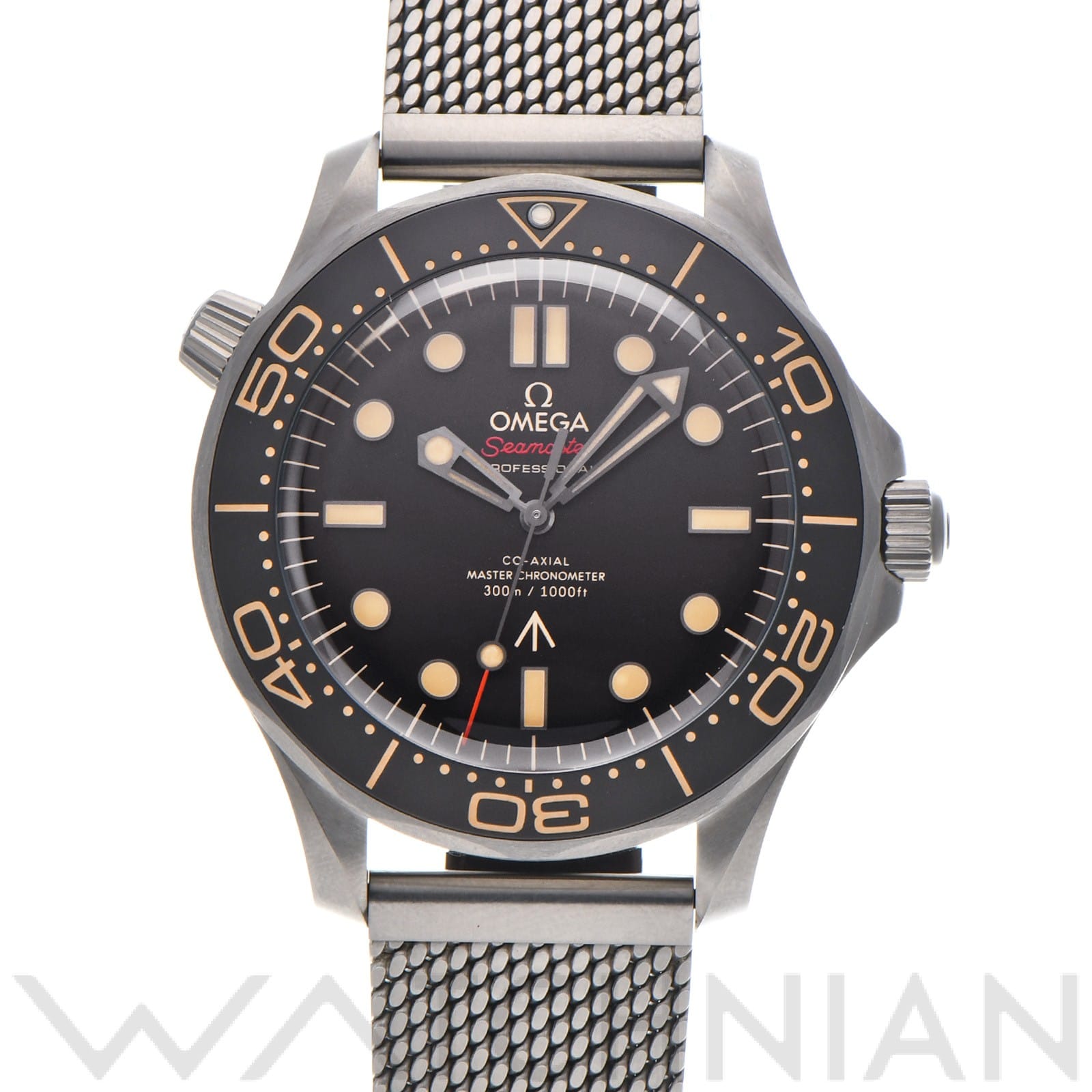 オメガ / OMEGA シーマスター ダイバー300 コーアクシャル マスタークロノメーター 007 210.90.42.20.01.001 ブラウン メンズ 時計 【中古】【wristwatch】