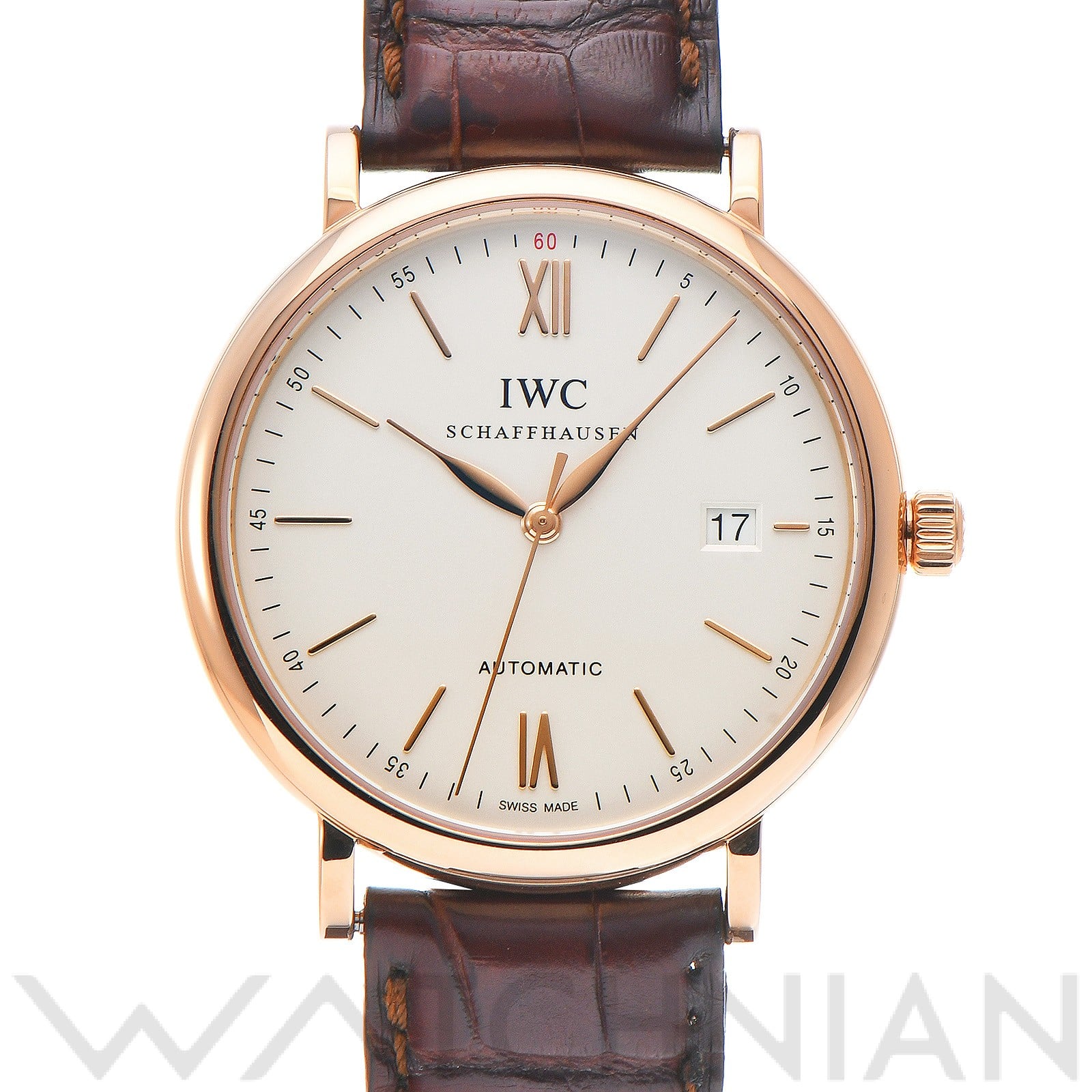IWC ポートフィノ オートマティック IW356504 シルバーメッキ メンズ 時計 【中古】【wristwatch】