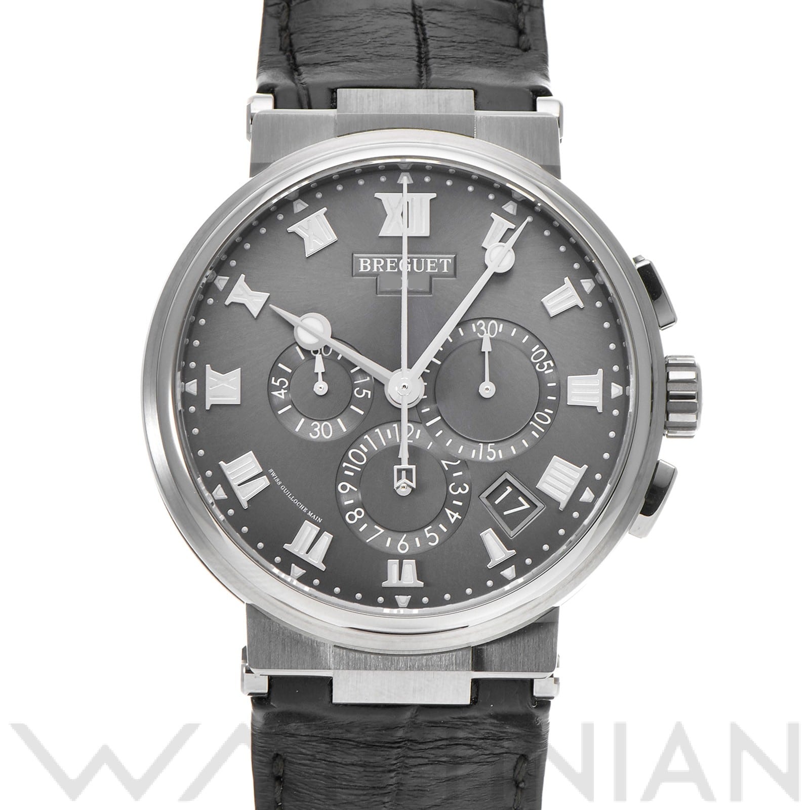 ブレゲ / Breguet マリーン クロノグラフ 5527TI/G2/9WV スレートグレー メンズ 時計 【未使用】【wristwatch】