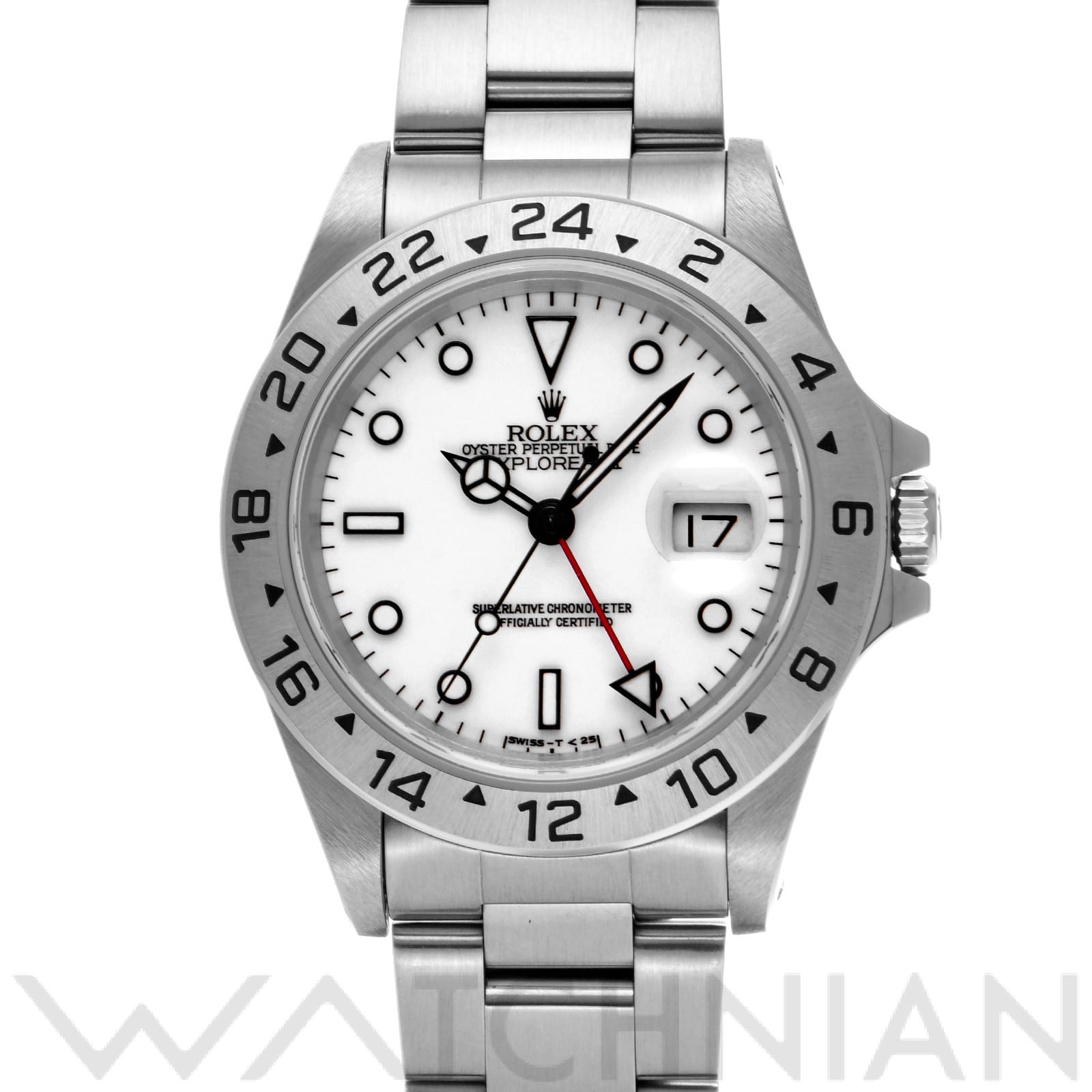 ロレックス エクスプローラーII 16570 ホワイト メンズ 時計 【中古】【wristwatch】