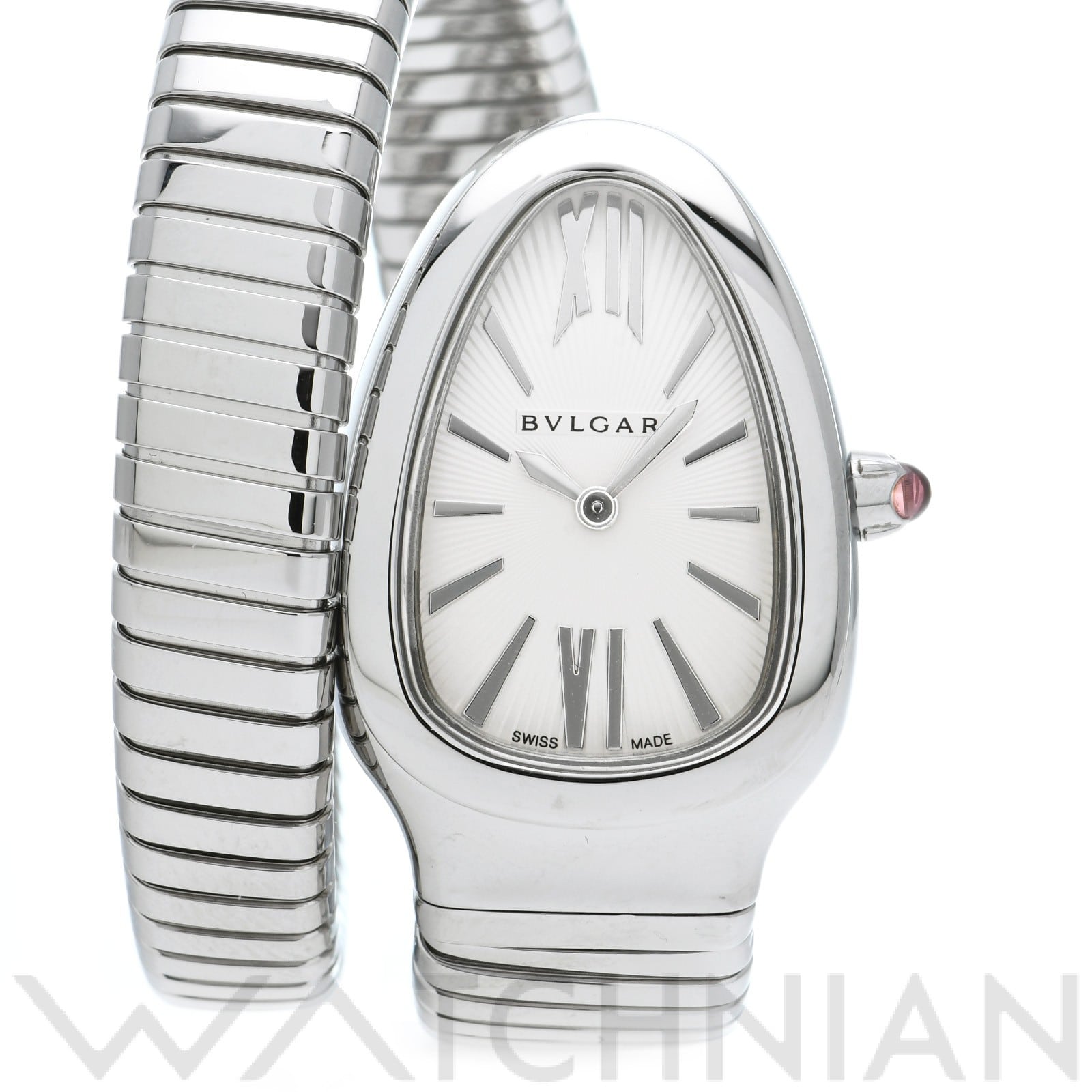 ブルガリ / BVLGARI セルペンティ トゥボガス シングルスパイラル SP35C6SS.1T/L シルバー レディース 時計 【中古】【wristwatch】