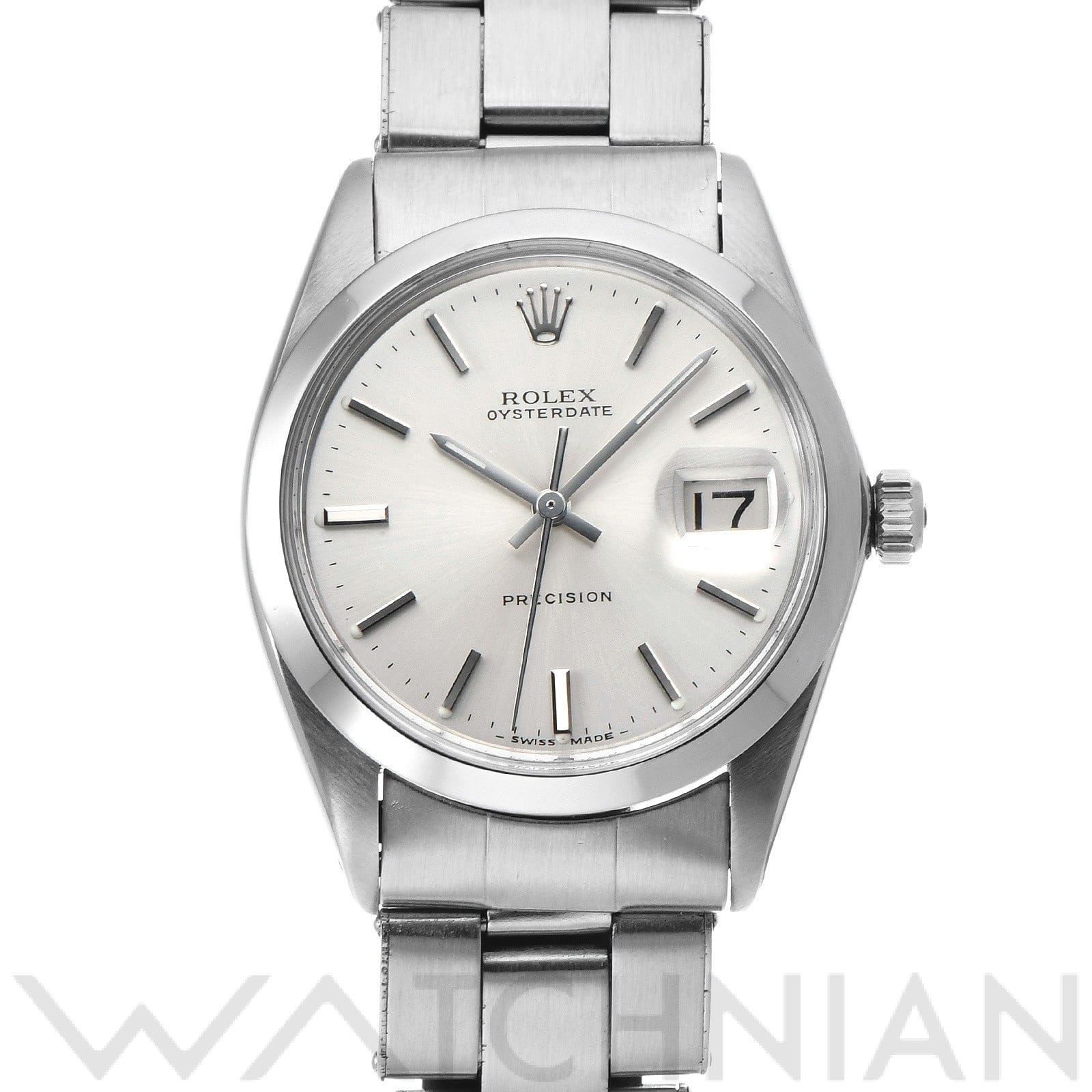 ロレックス オイスター デイト 6694 シルバー メンズ 時計 【中古】【wristwatch】