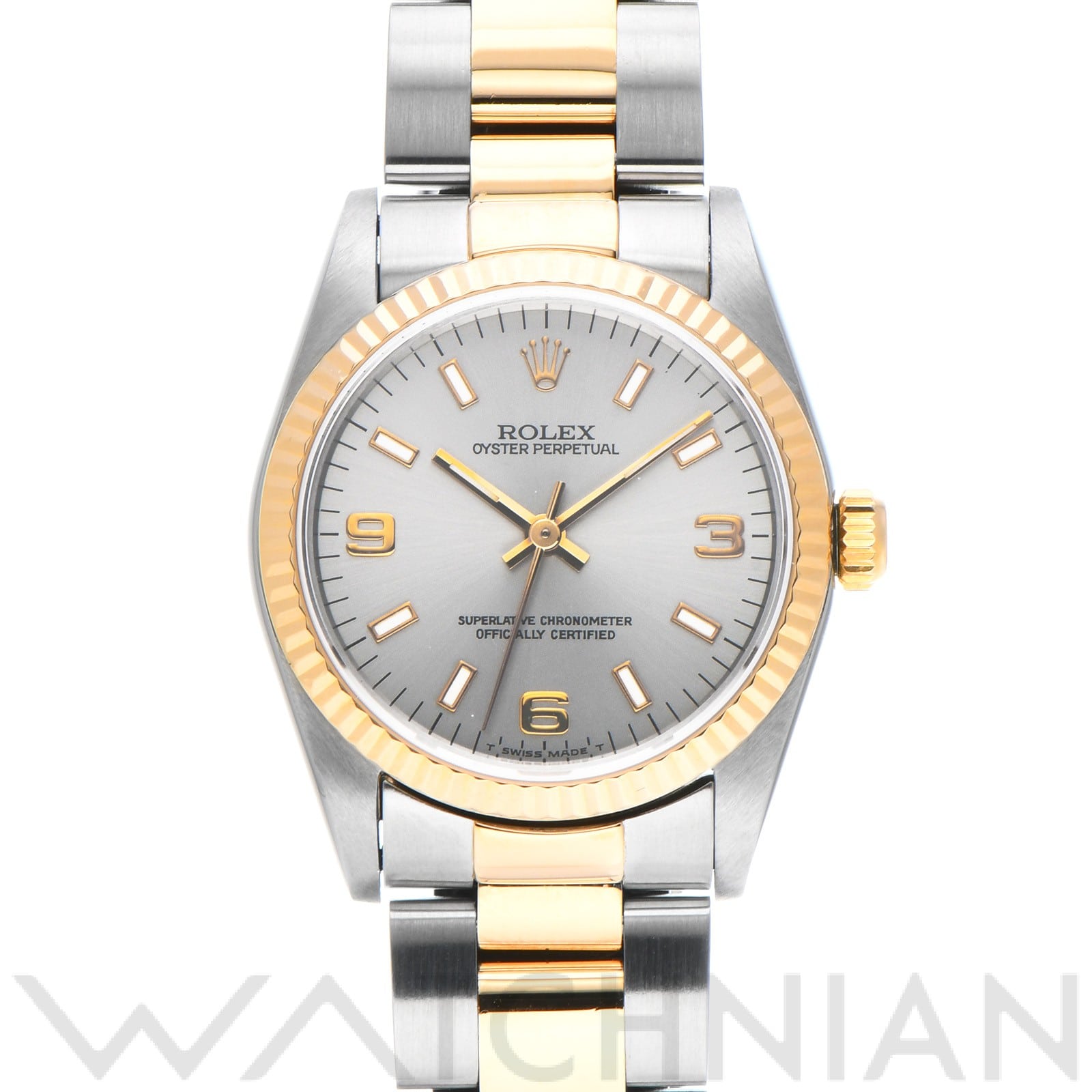 ロレックス / ROLEX オイスターパーペチュアル 67513 グレー ユニセックス 時計 【中古】【wristwatch】