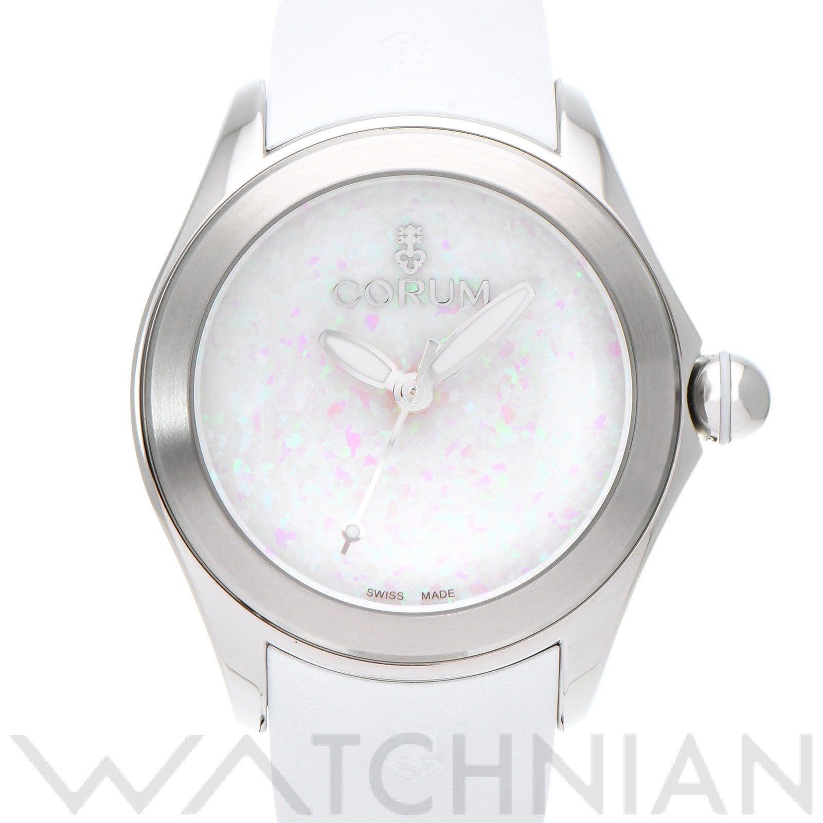 コルム / CORUM バブル 082.410.20/0379 OB01 ホワイト メンズ 時計 【中古】【wristwatch】