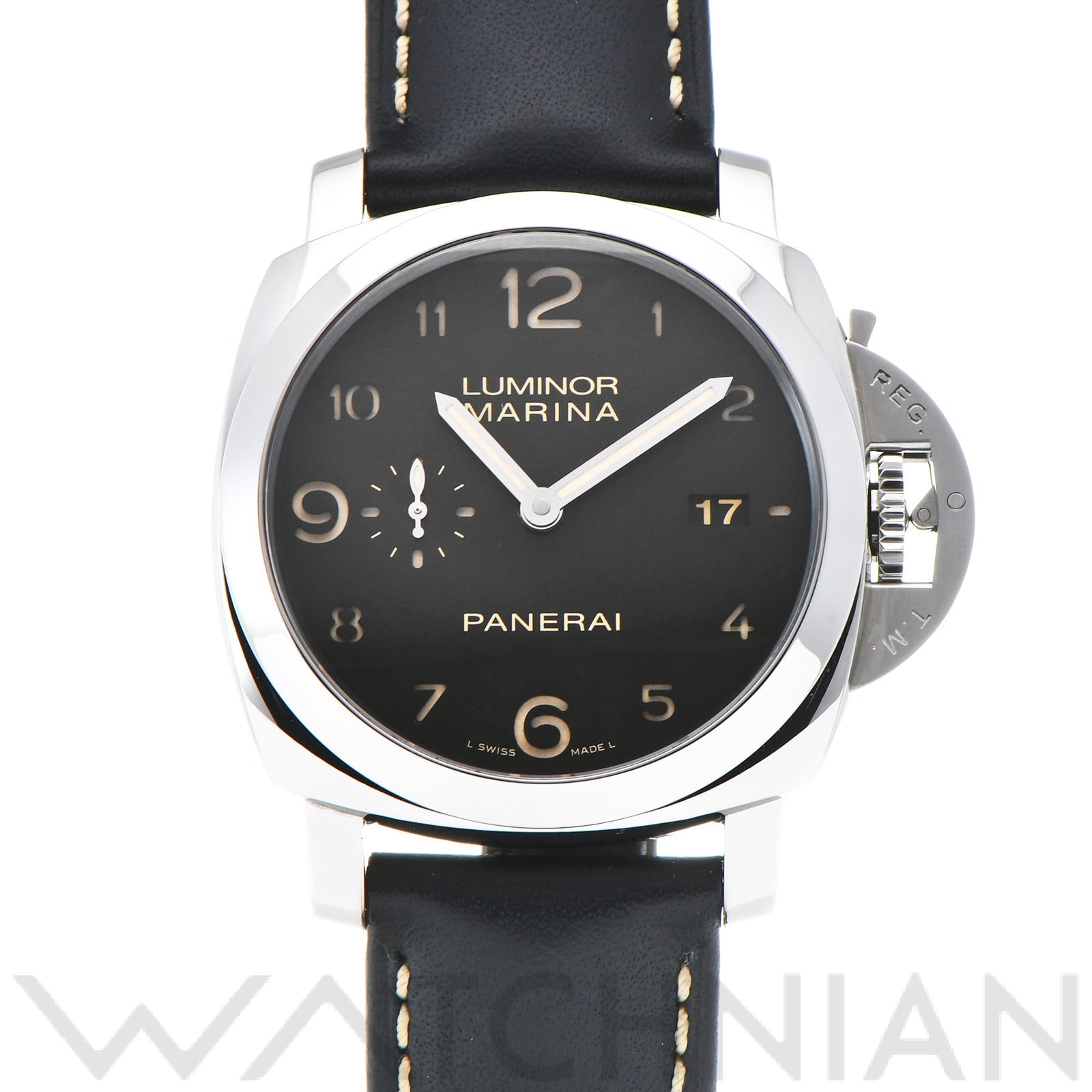 パネライ ルミノールマリーナ 1950 3デイズ PAM00359 ブラック メンズ 時計 【中古】【wristwatch】