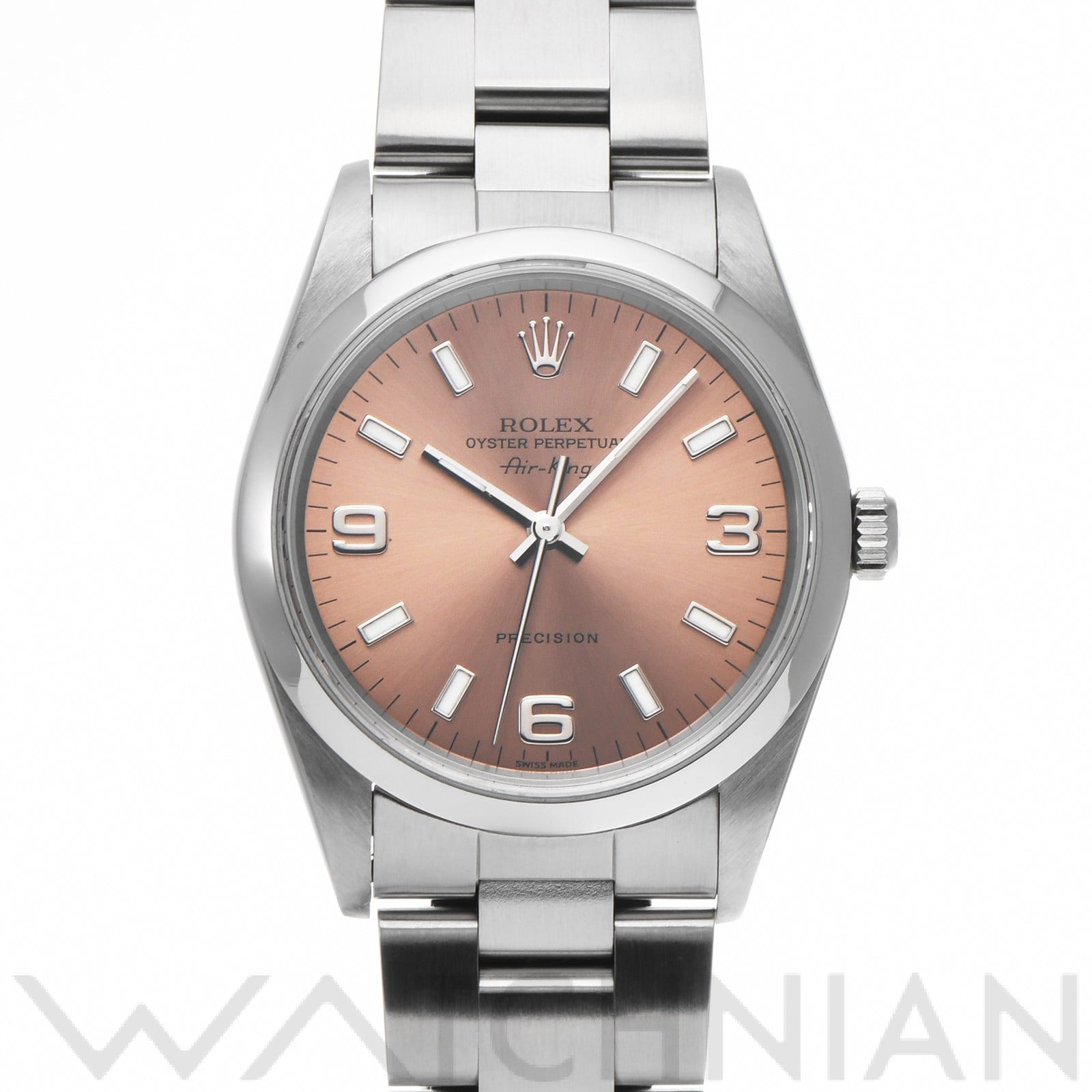 ロレックス エアキング 14000 ピンク メンズ 時計 【中古】【wristwatch】