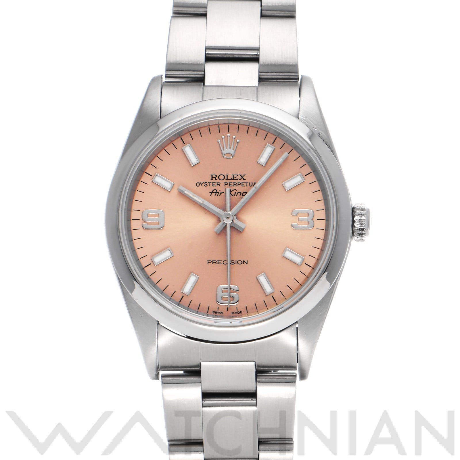 ロレックス エアキング 14000 ピンク メンズ 時計 【中古】【wristwatch】