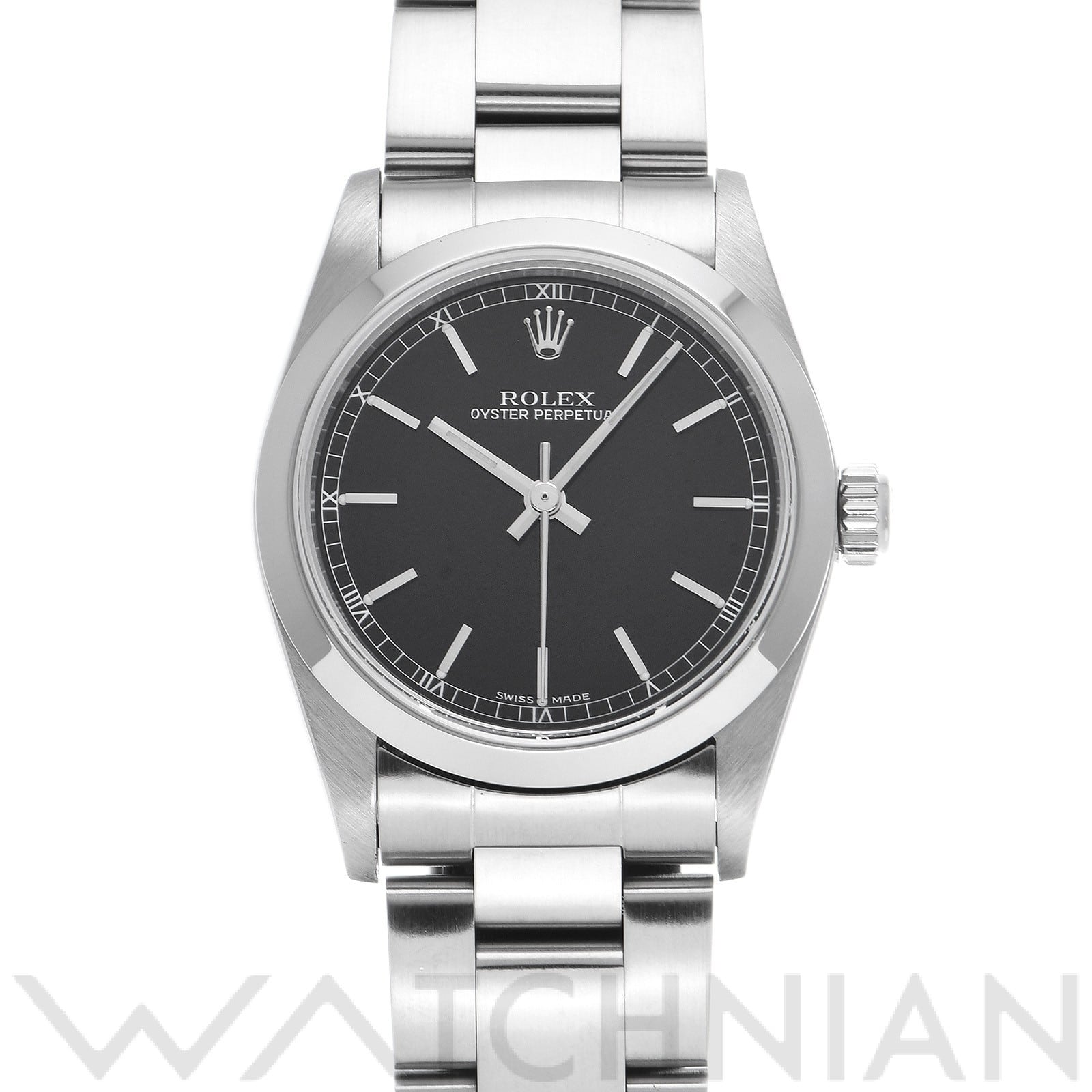 ロレックス / ROLEX オイスターパーペチュアル 77080 ブラック ユニセックス 時計 【中古】【wristwatch】