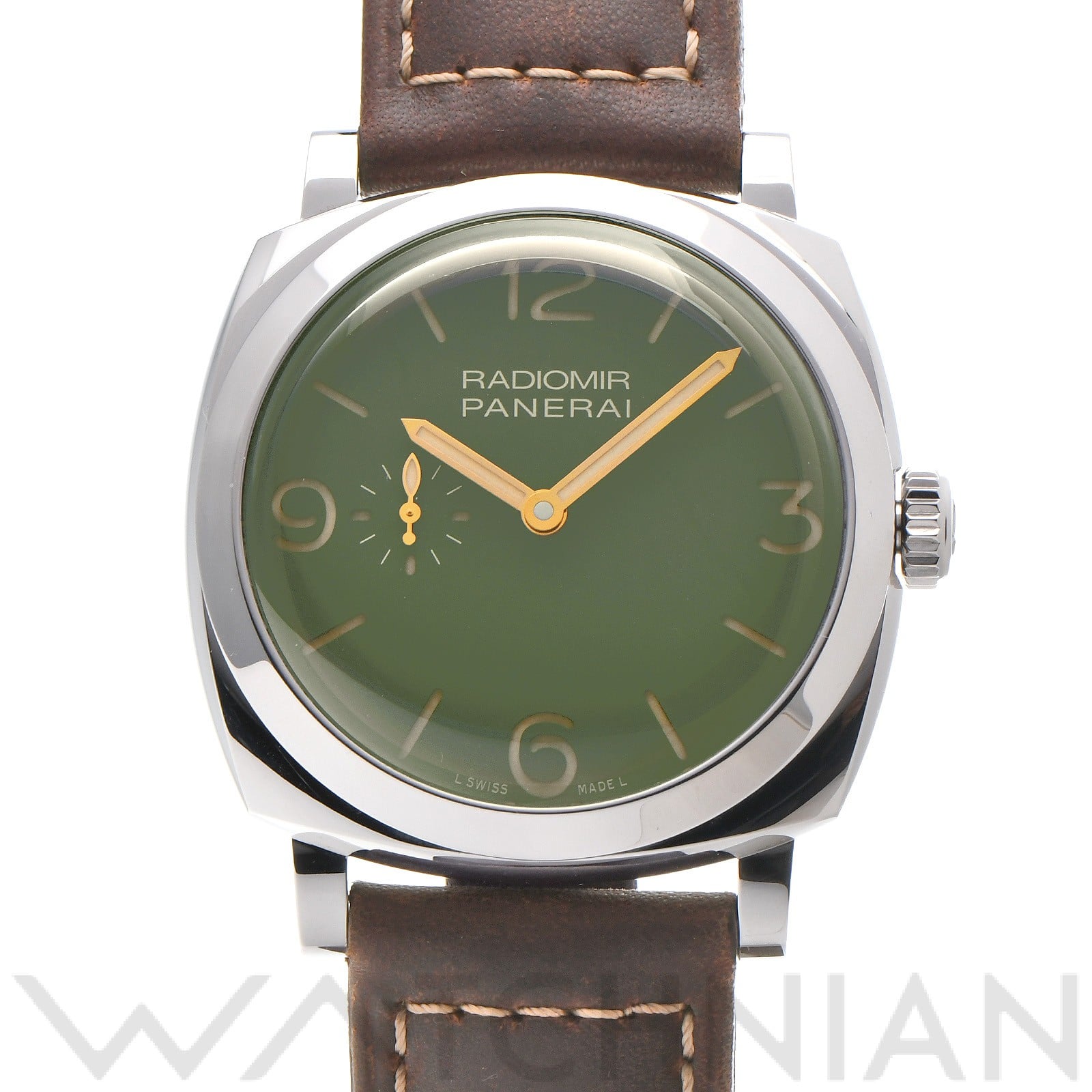 ラジオミール PAM00995 V番(2019年製造) ミリタリーグリーン パネライ OFFICINE PANERAI メンズ 【中古】