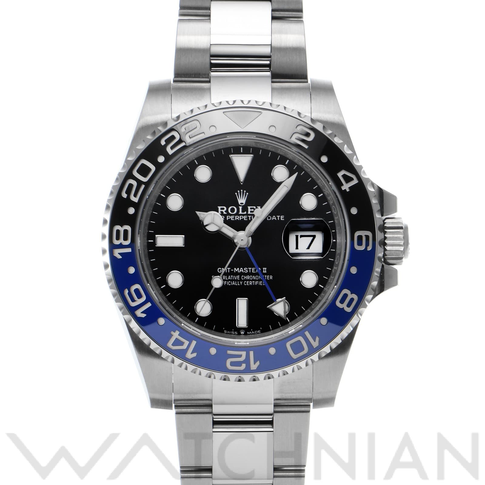 ロレックス GMTマスターII 126710BLNR ブラック メンズ 時計 【未使用】【wristwatch】