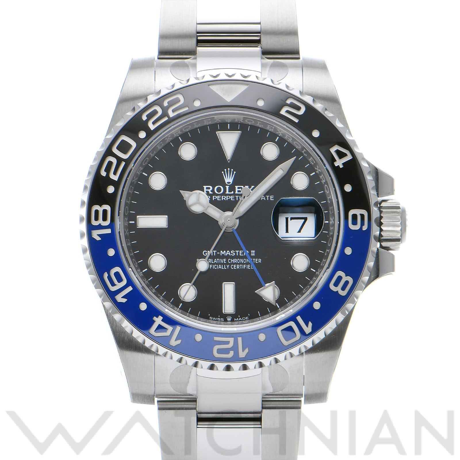 ロレックス GMTマスターII 126710BLNR ブラック メンズ 時計 【中古】【wristwatch】