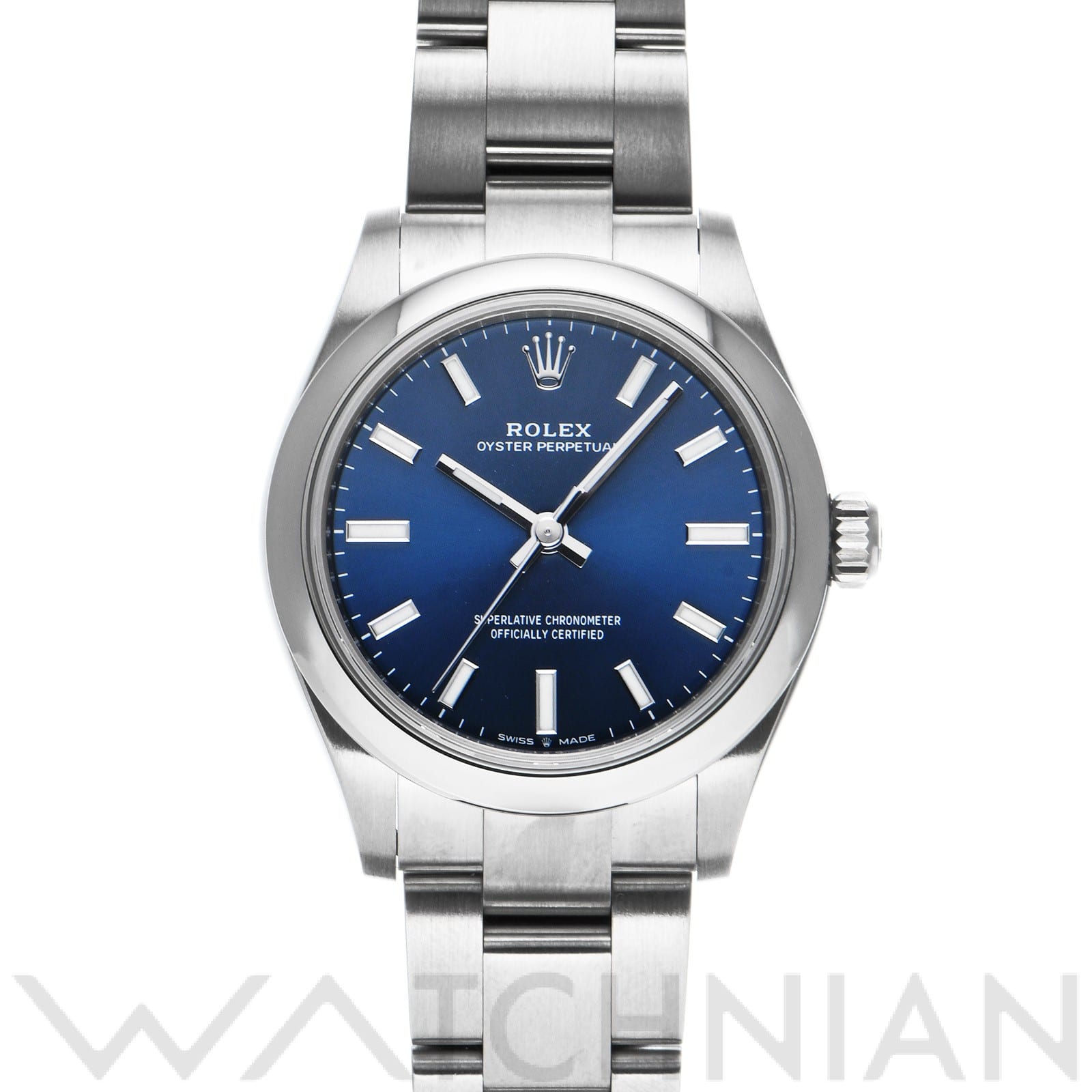 ロレックス / ROLEX オイスターパーペチュアル 31 277200 ブライトブルー ユニセックス 時計 【中古】【wristwatch】