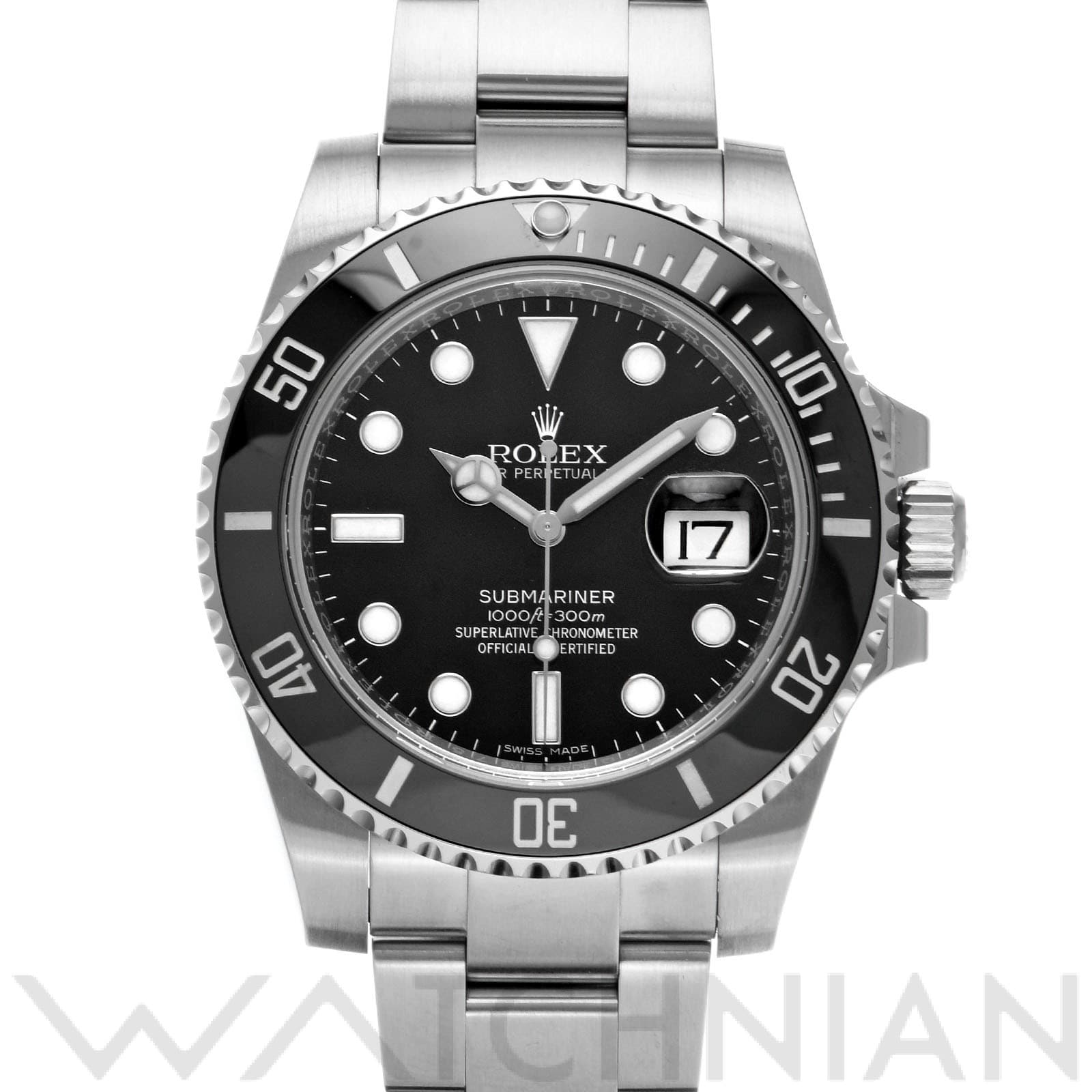 ロレックス サブマリーナ デイト 116610LN ブラック メンズ 時計 【中古】【wristwatch】