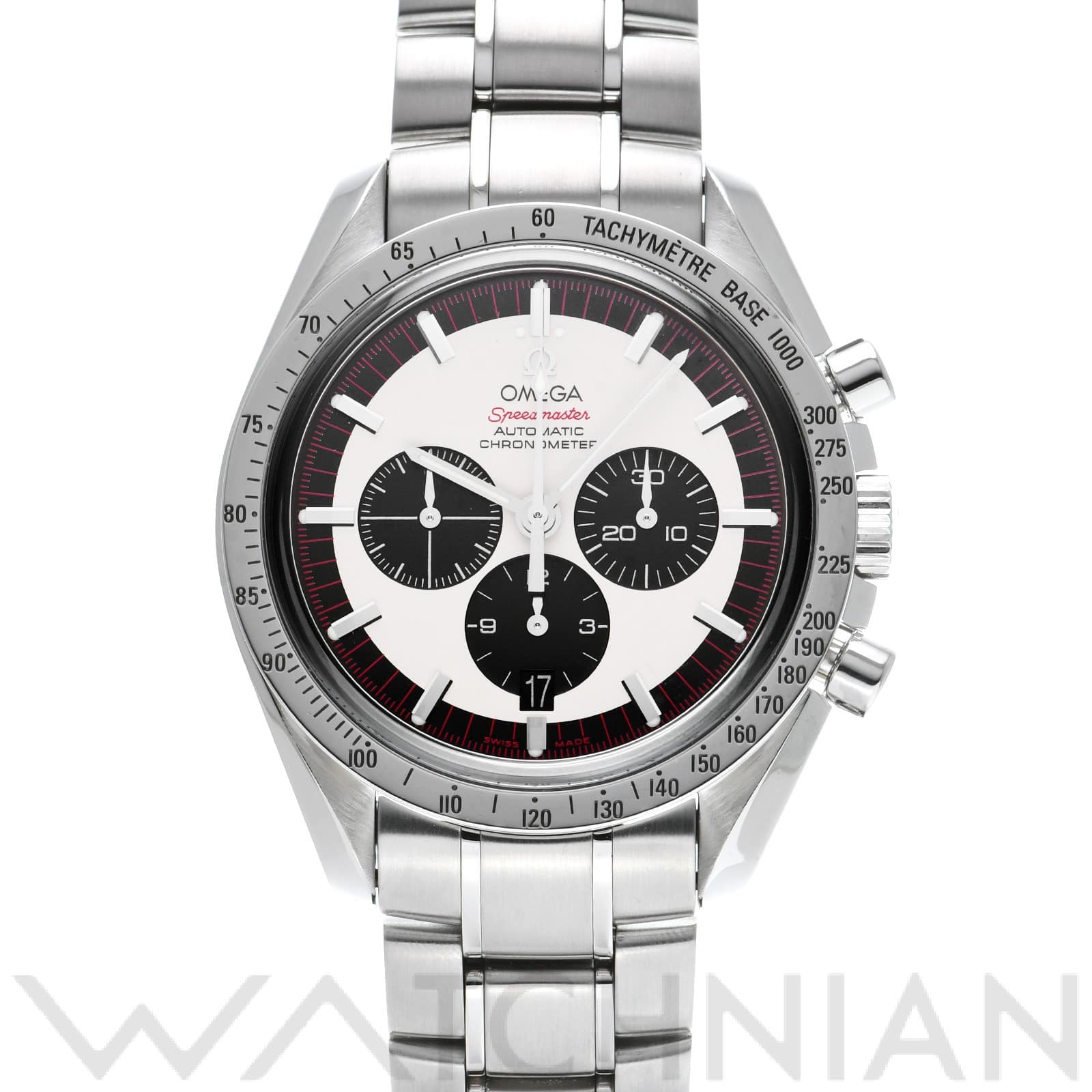 オメガ / OMEGA スピードマスター レジェンド ミハエル・シューマッハ 2004 3559.32 ホワイト/ブラック メンズ 時計 【中古】【wristwatch】