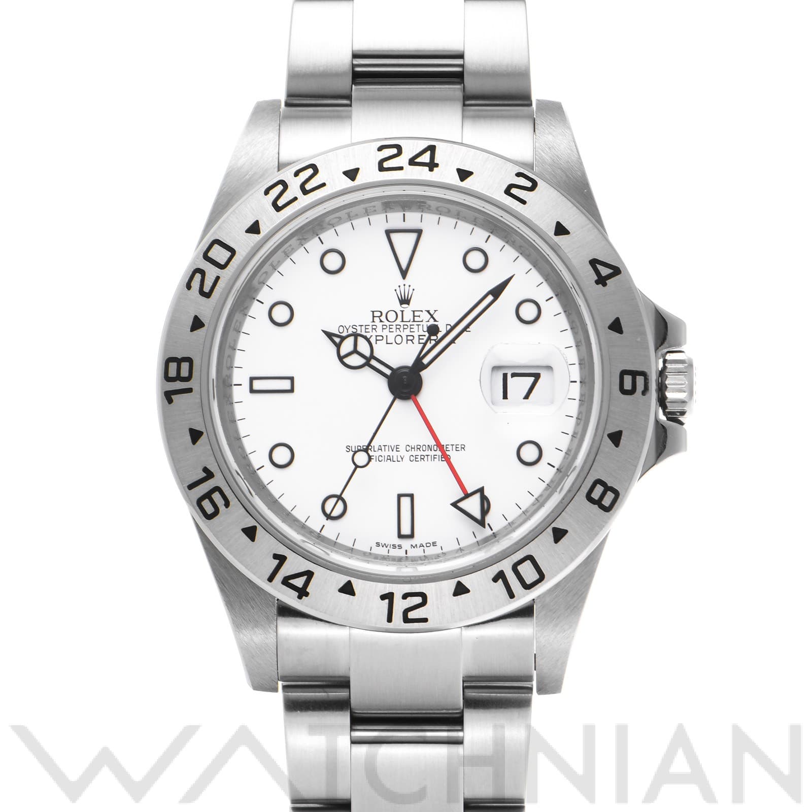 ロレックス エクスプローラーII 16570 ホワイト メンズ 時計 【中古】【wristwatch】