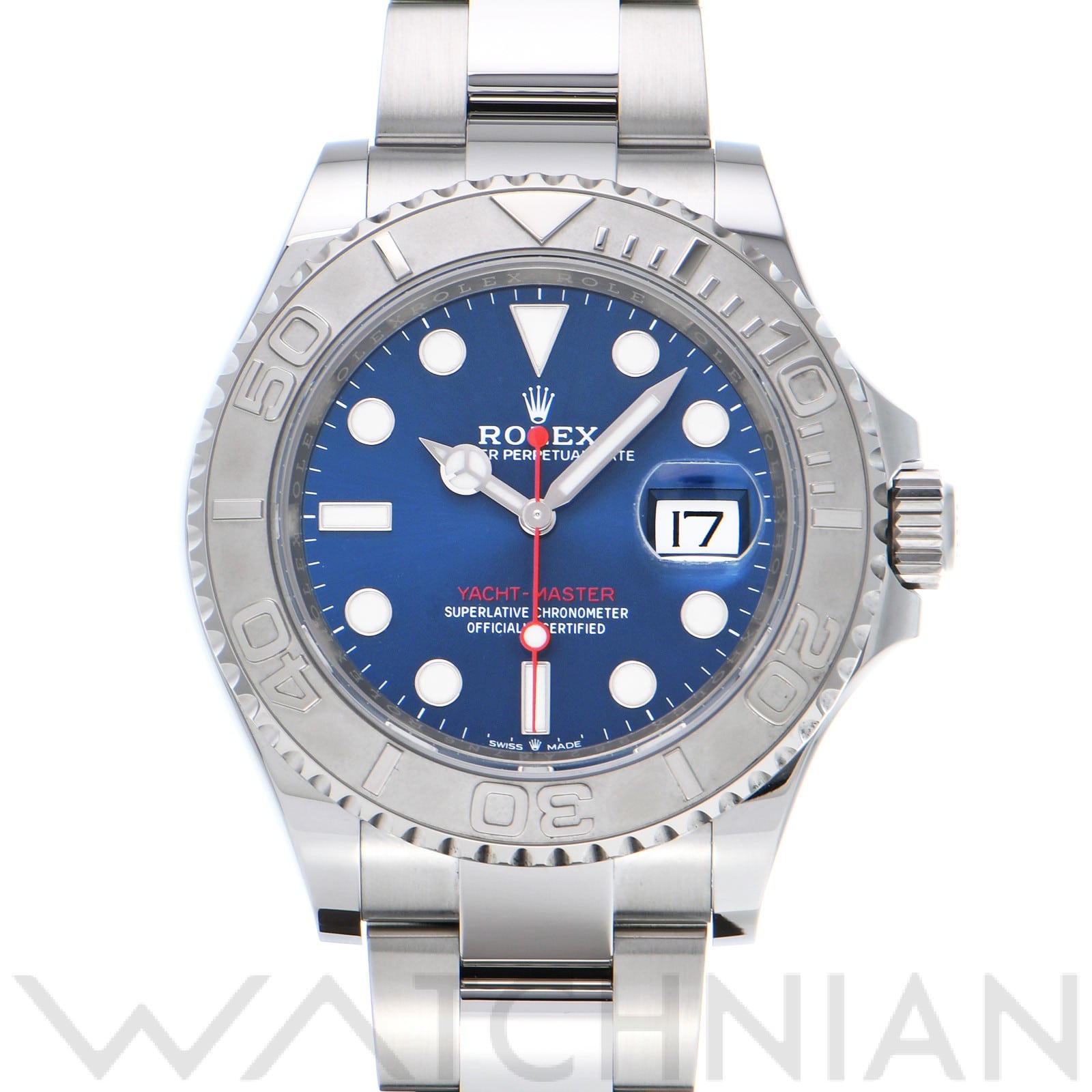 ロレックス ヨットマスター 40 126622 ブライトブルー メンズ 時計 【中古】【wristwatch】