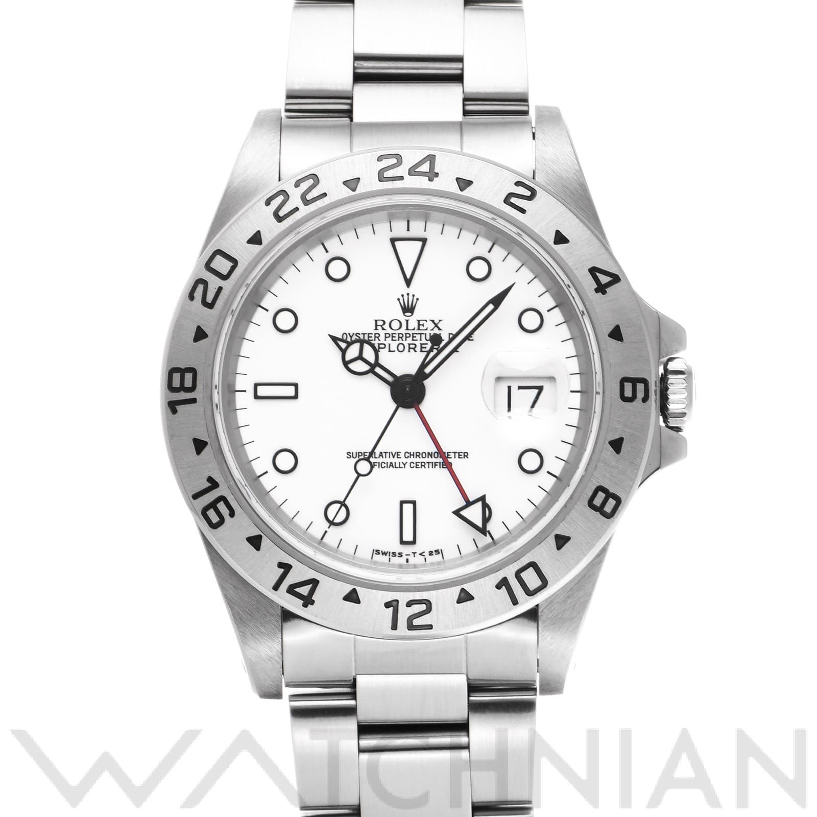 ロレックス エクスプローラーII 16570 ホワイト メンズ 時計 【中古】【wristwatch】