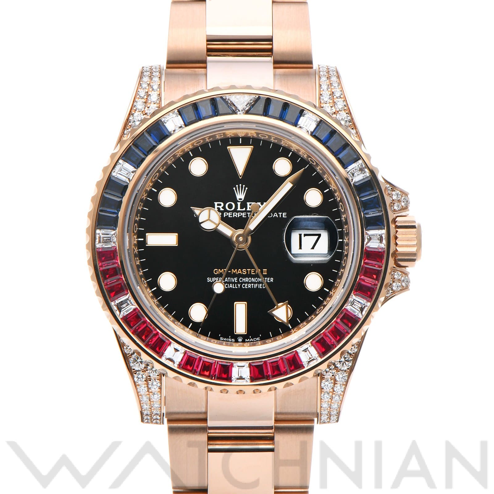 ロレックス / ROLEX GMTマスターII 126755SARU ブラック メンズ 時計 【中古】【wristwatch】