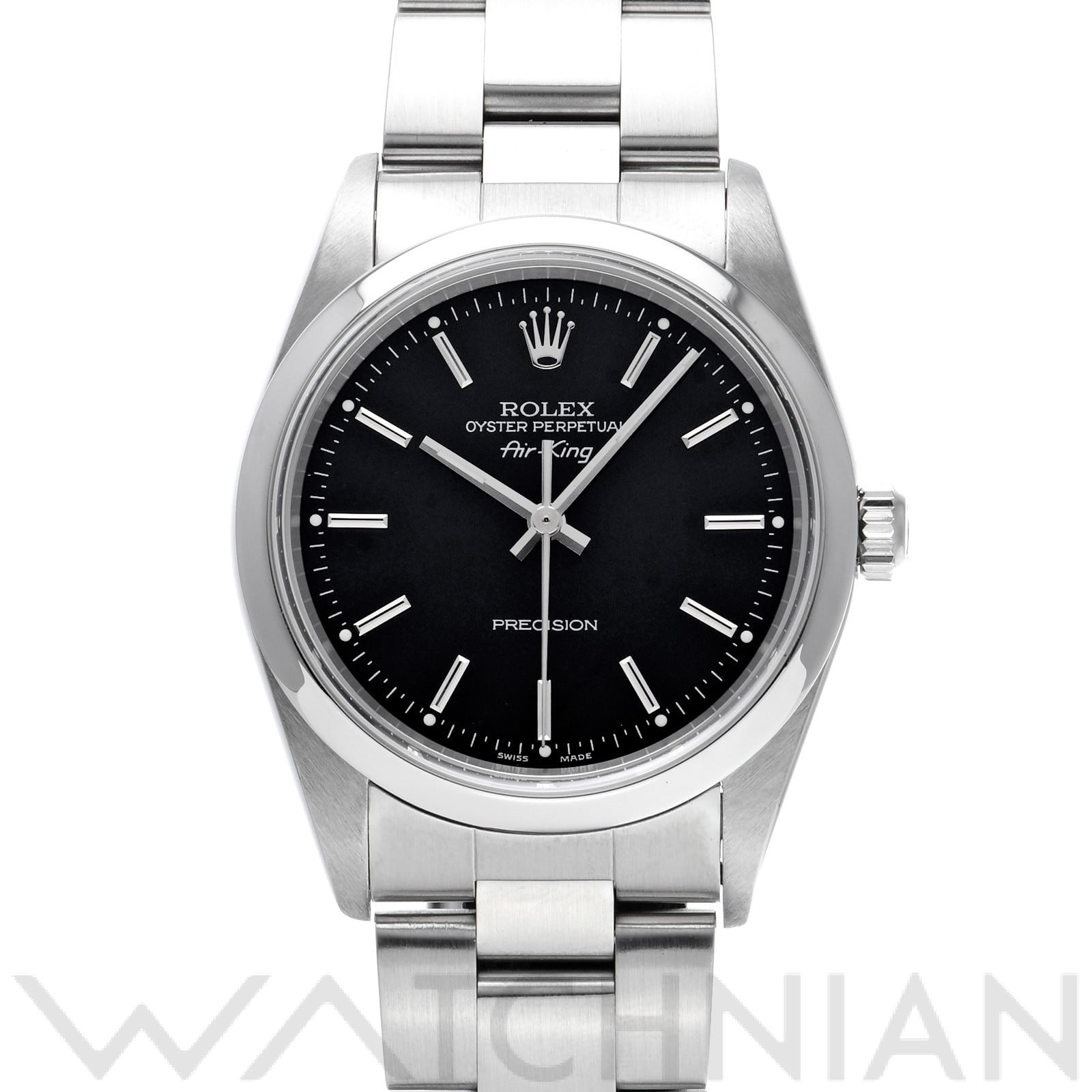 ロレックス エアキング 14000M ブラック メンズ 時計 【中古】【wristwatch】