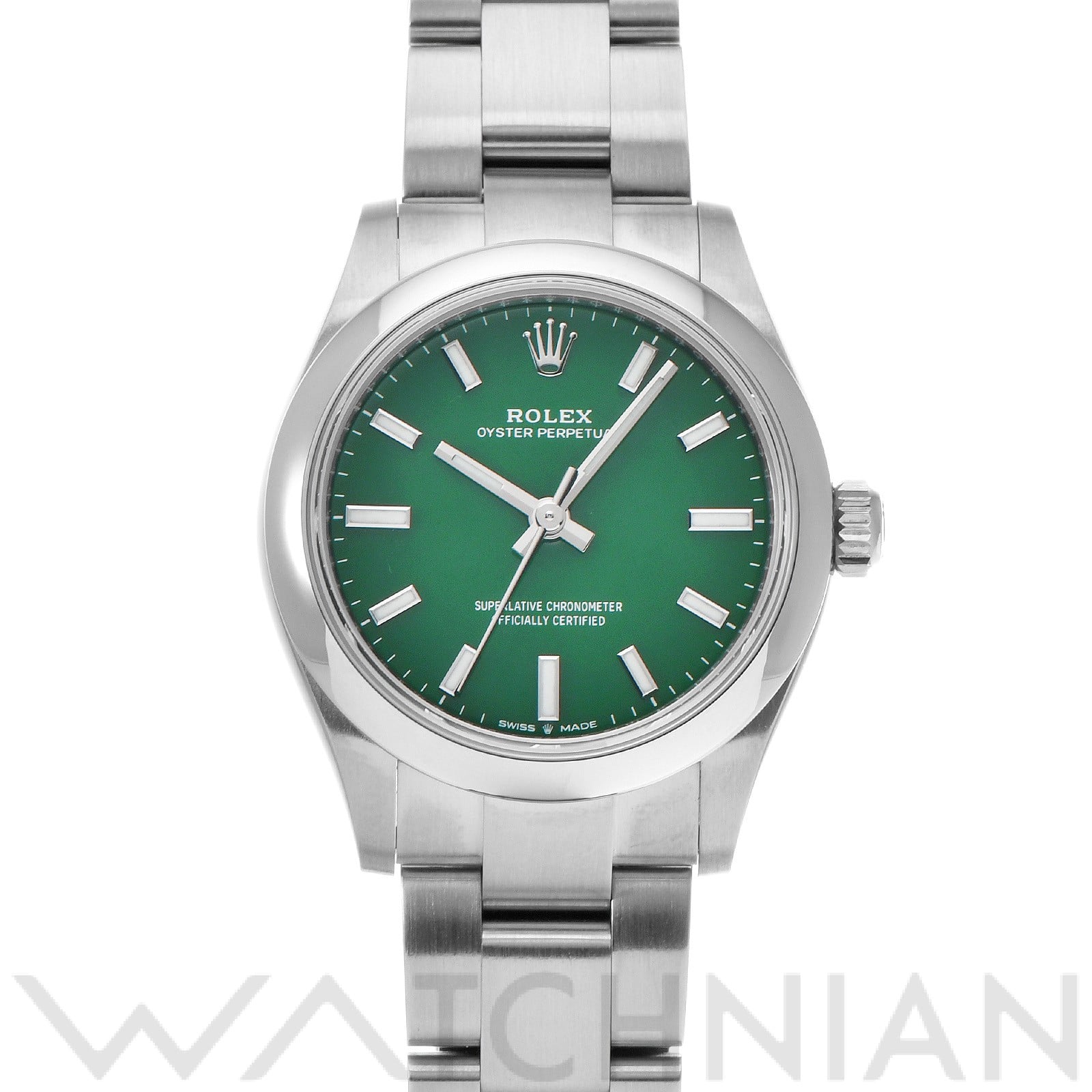 ロレックス / ROLEX オイスターパーペチュアル 31 277200 グリーン ユニセックス 時計 【中古】【wristwatch】
